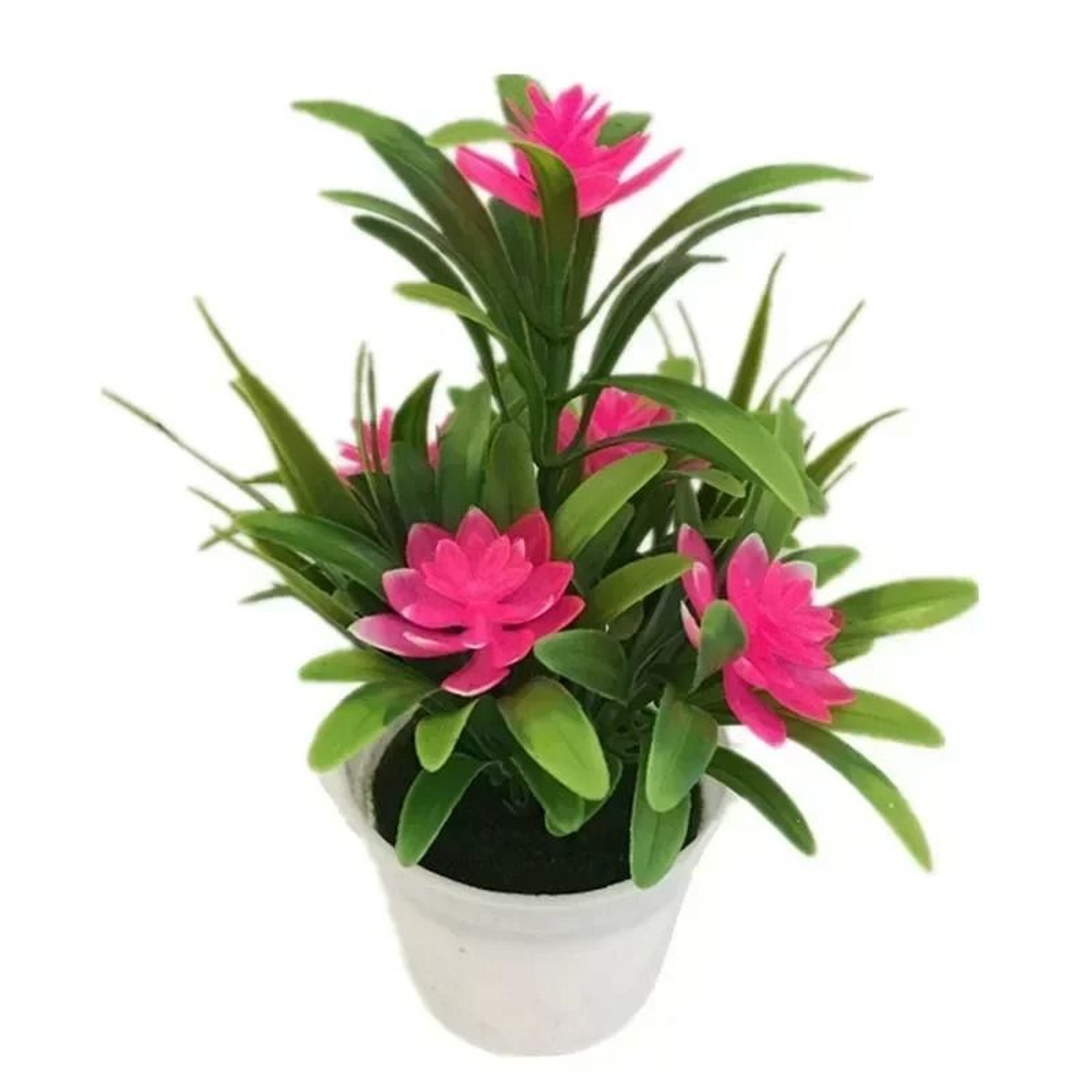 Artificial Vibrant Bonsai Potted Flower  Compact Tabletop Greenery  Professional Home  Garden Sanct 10
