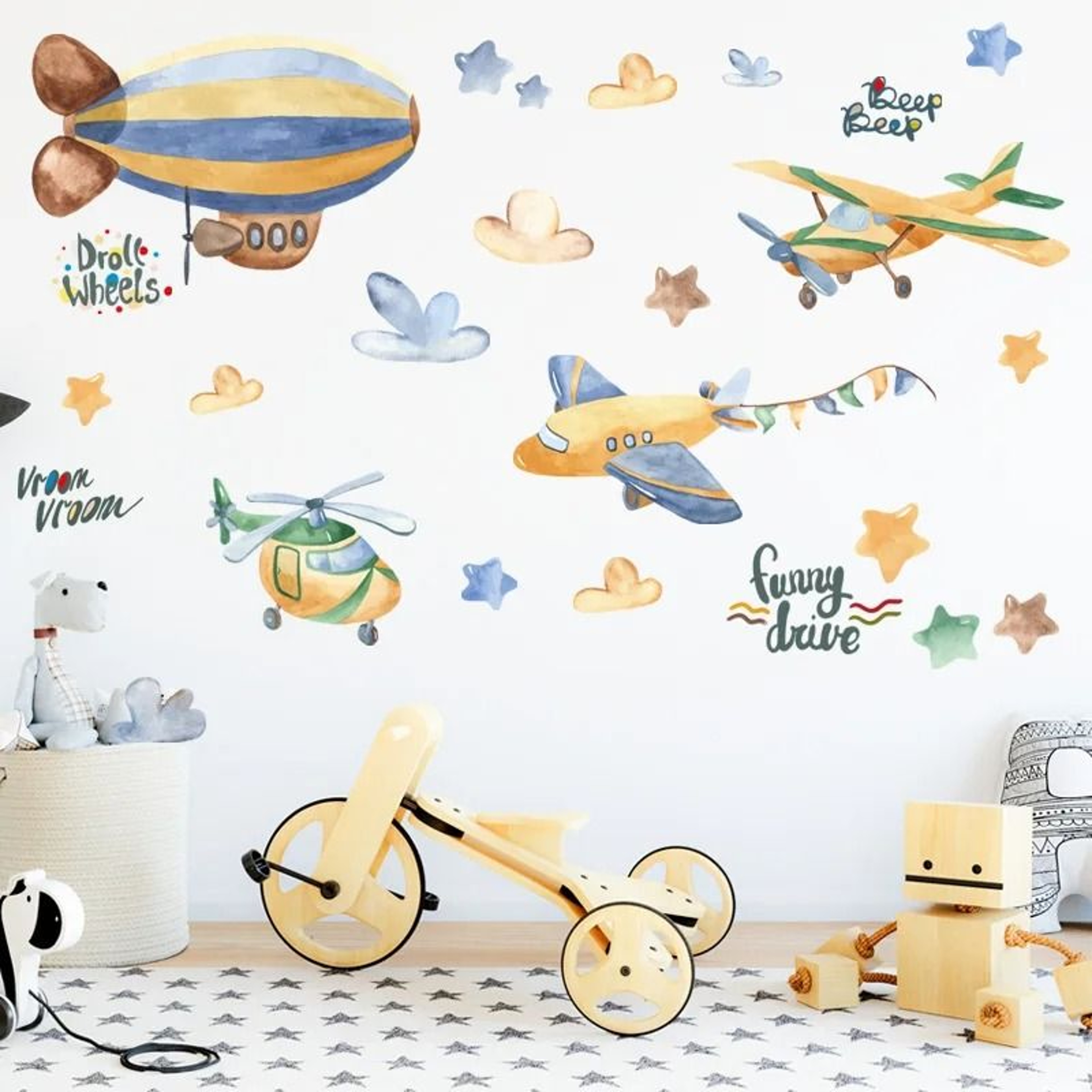 Astronaut Galactic Wall Stickers  30x90cm Space Explorer Decal  Executive Kids Room  Nursery Sanctu 2