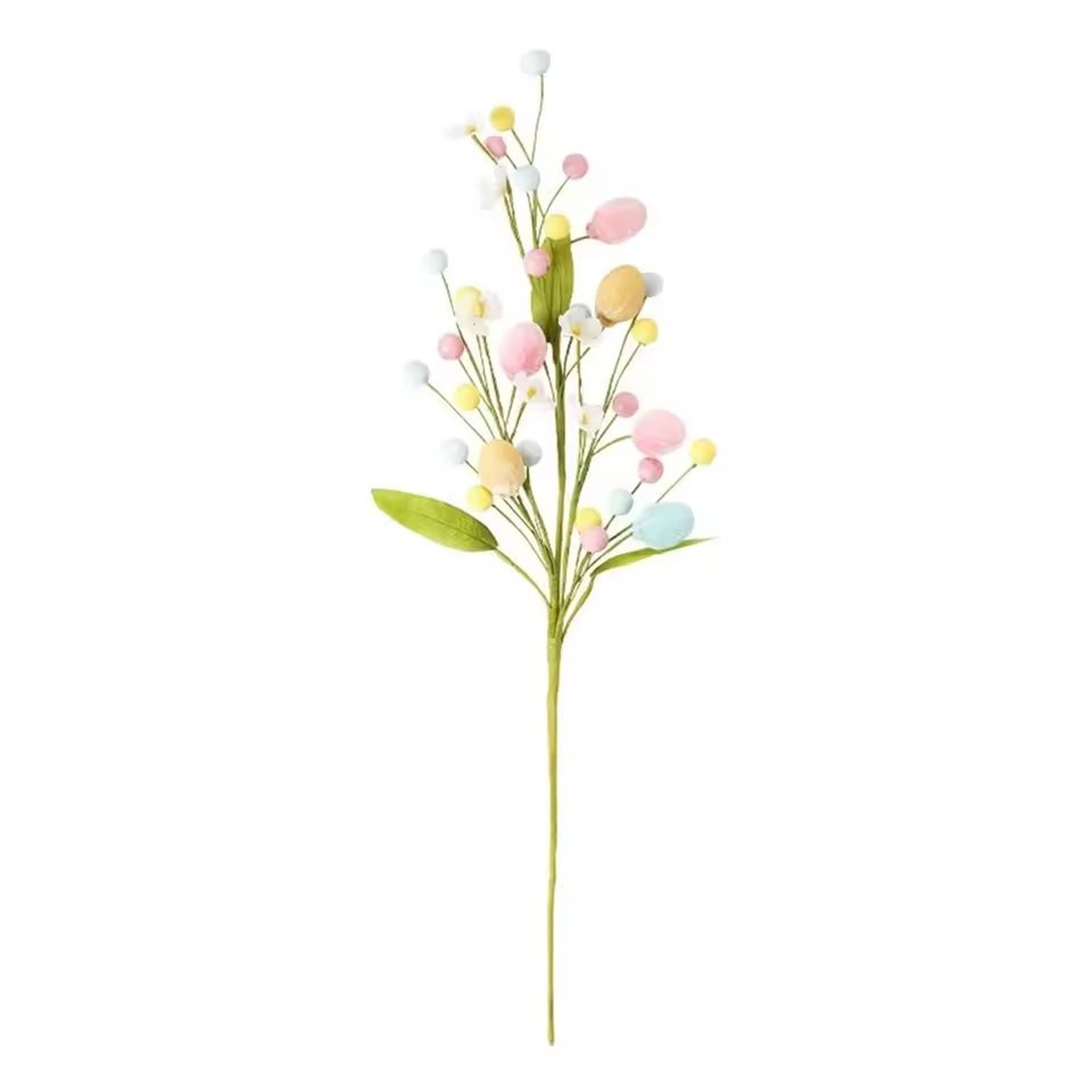Artisan Easter Egg Botanical Stem  Speckled Pastel Floral Branch  Executive Seasonal  Studio Sanctu 15