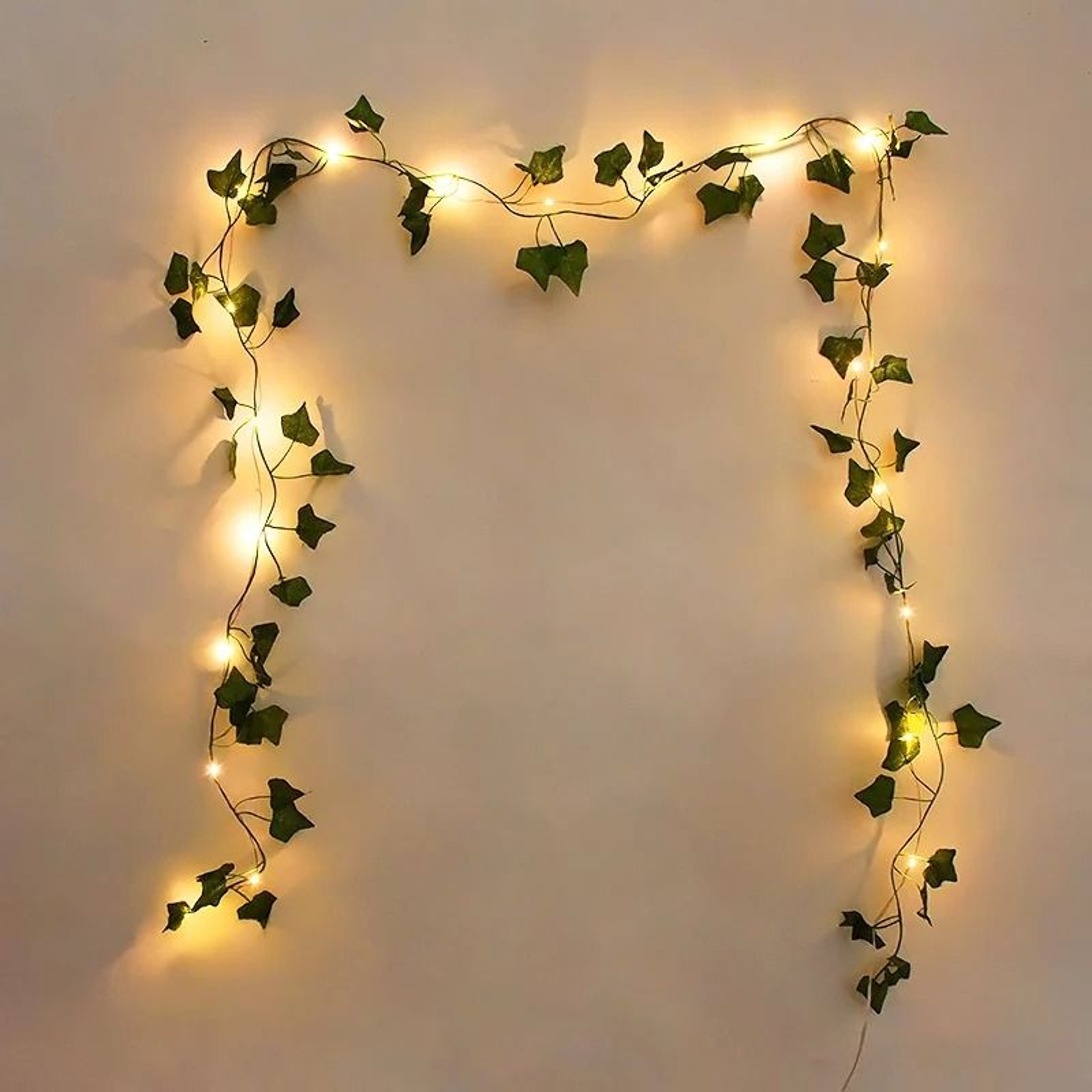 Botanical Fairy Vines  Artificial Leaf Garland String Lights  Executive Garden  Studio Sanctuary De 3