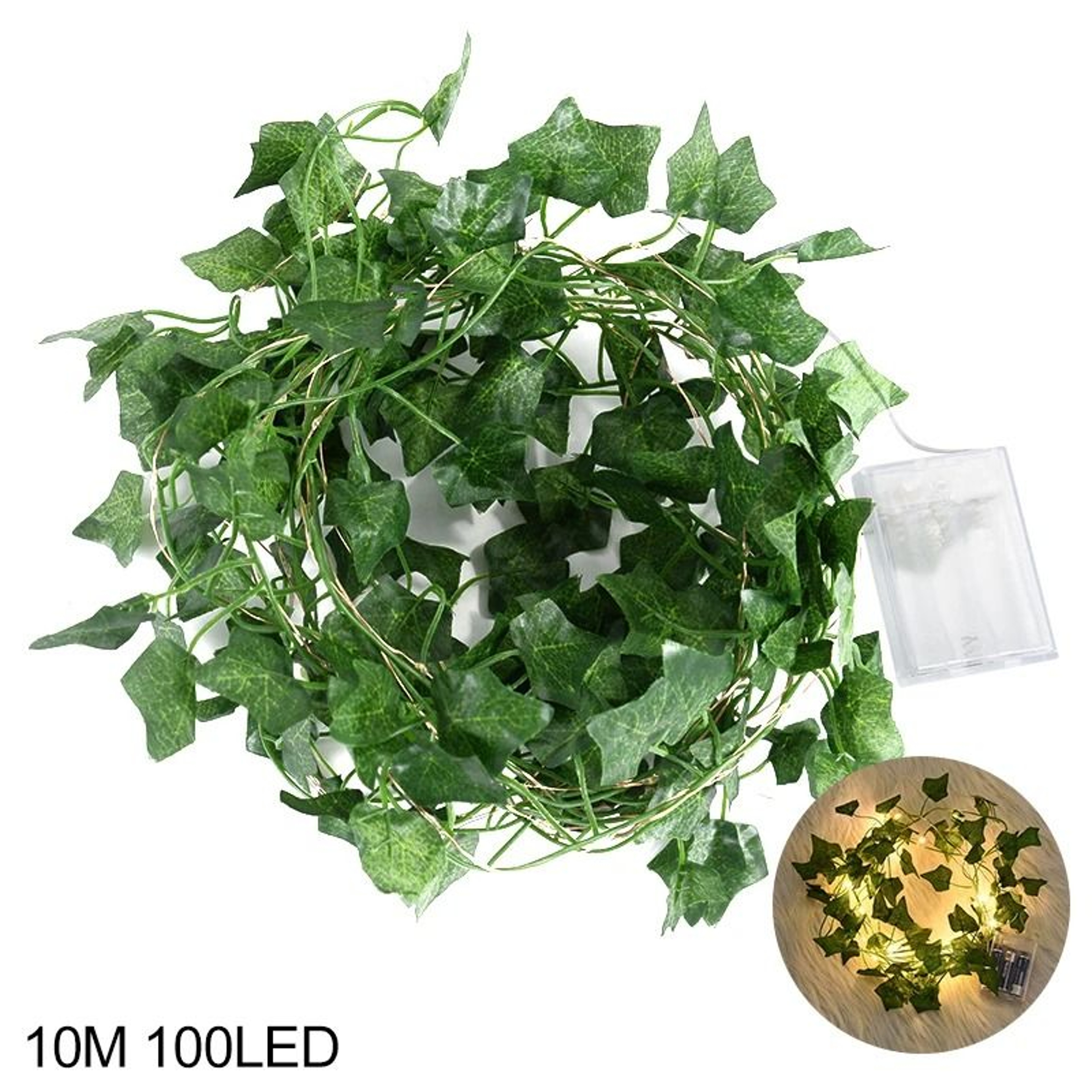 Botanical Fairy Vines  Artificial Leaf Garland String Lights  Executive Garden  Studio Sanctuary De 8