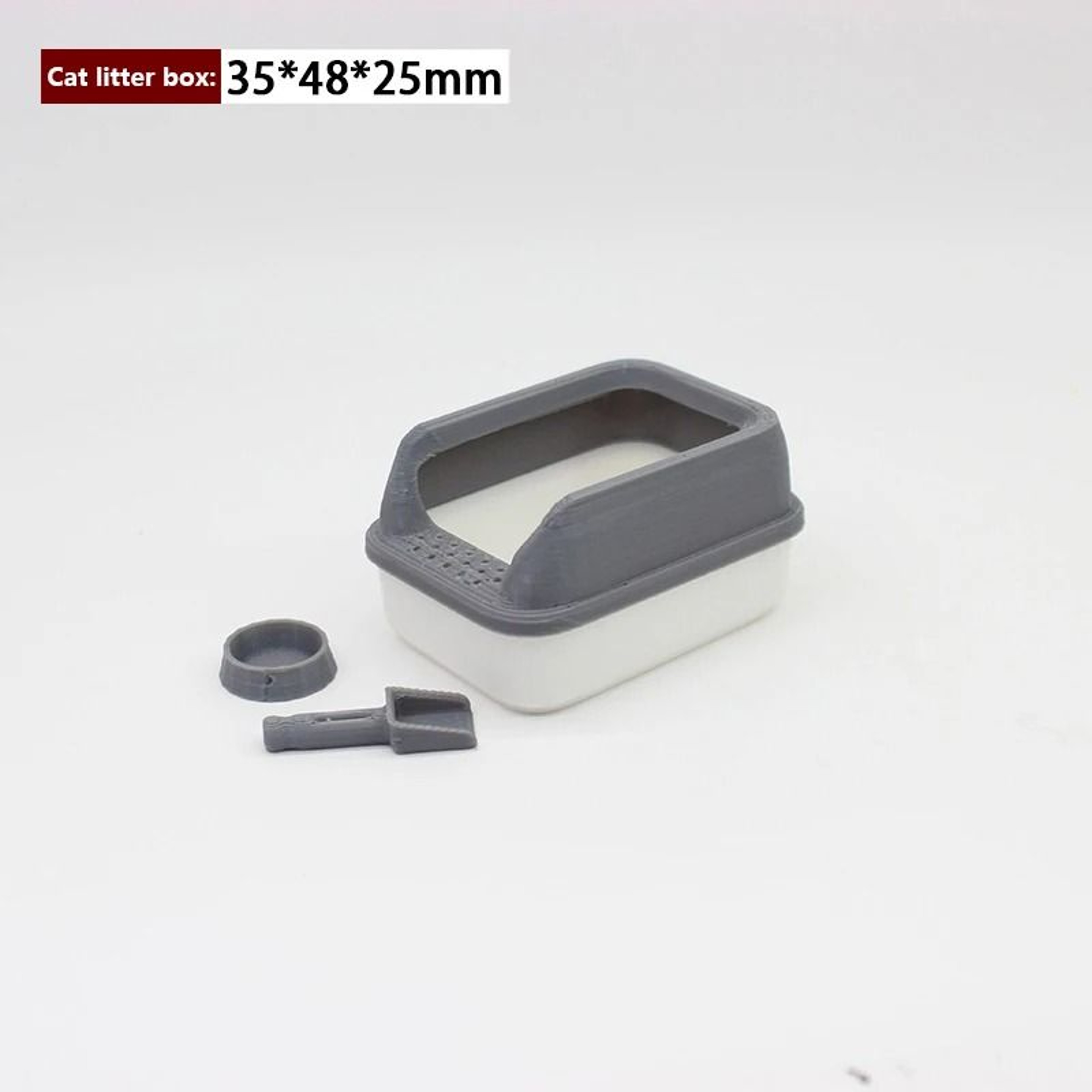Artisan Pet Sanctuary Miniatures  3Piece Cat Litter Box  Accessory Set  Executive Studio  Zen Sanct 7