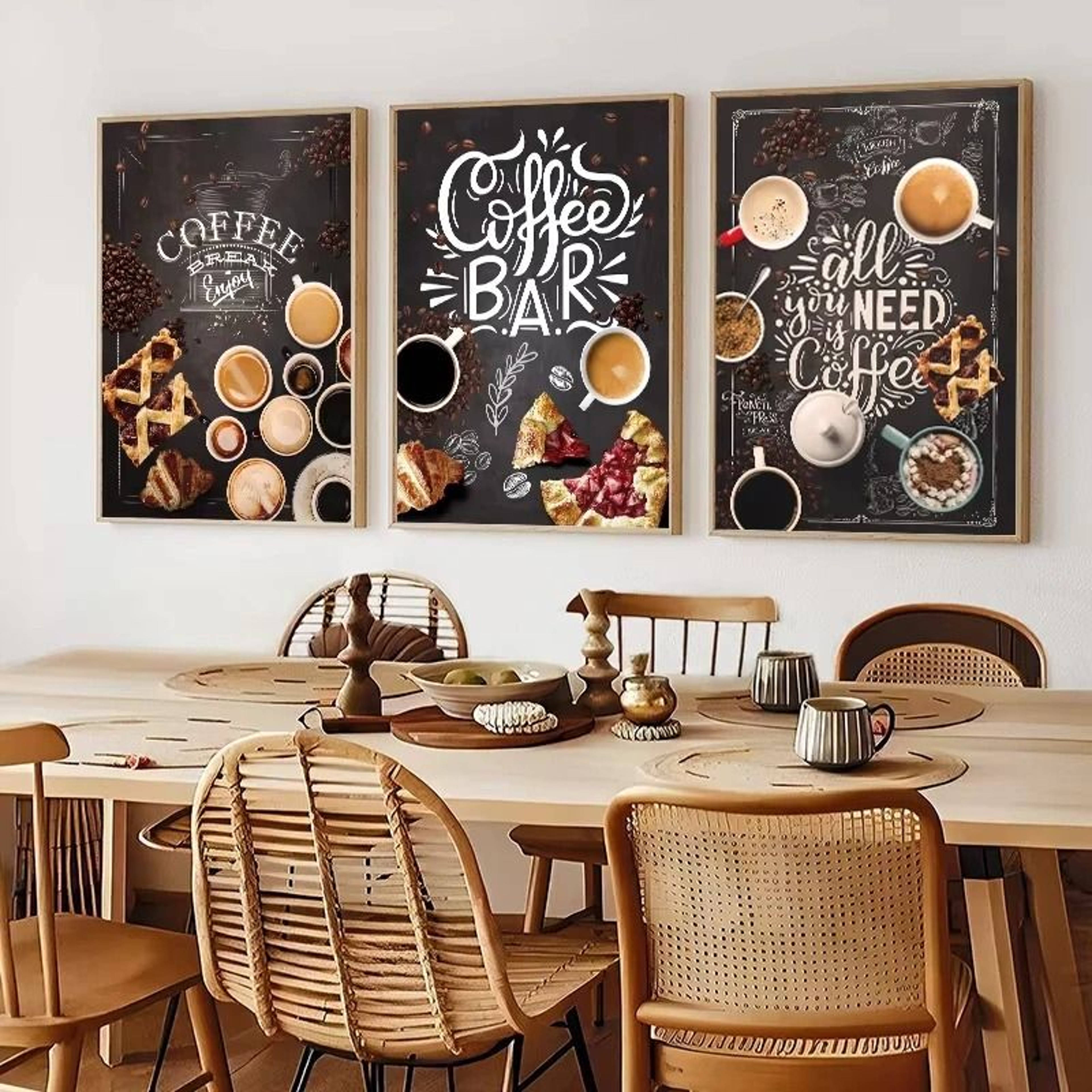 Artisan Brew Canvas  Nordic Coffee Cup  Bakery Chalkboard Art  Executive Kitchen  Cafe Sanctuary De 1