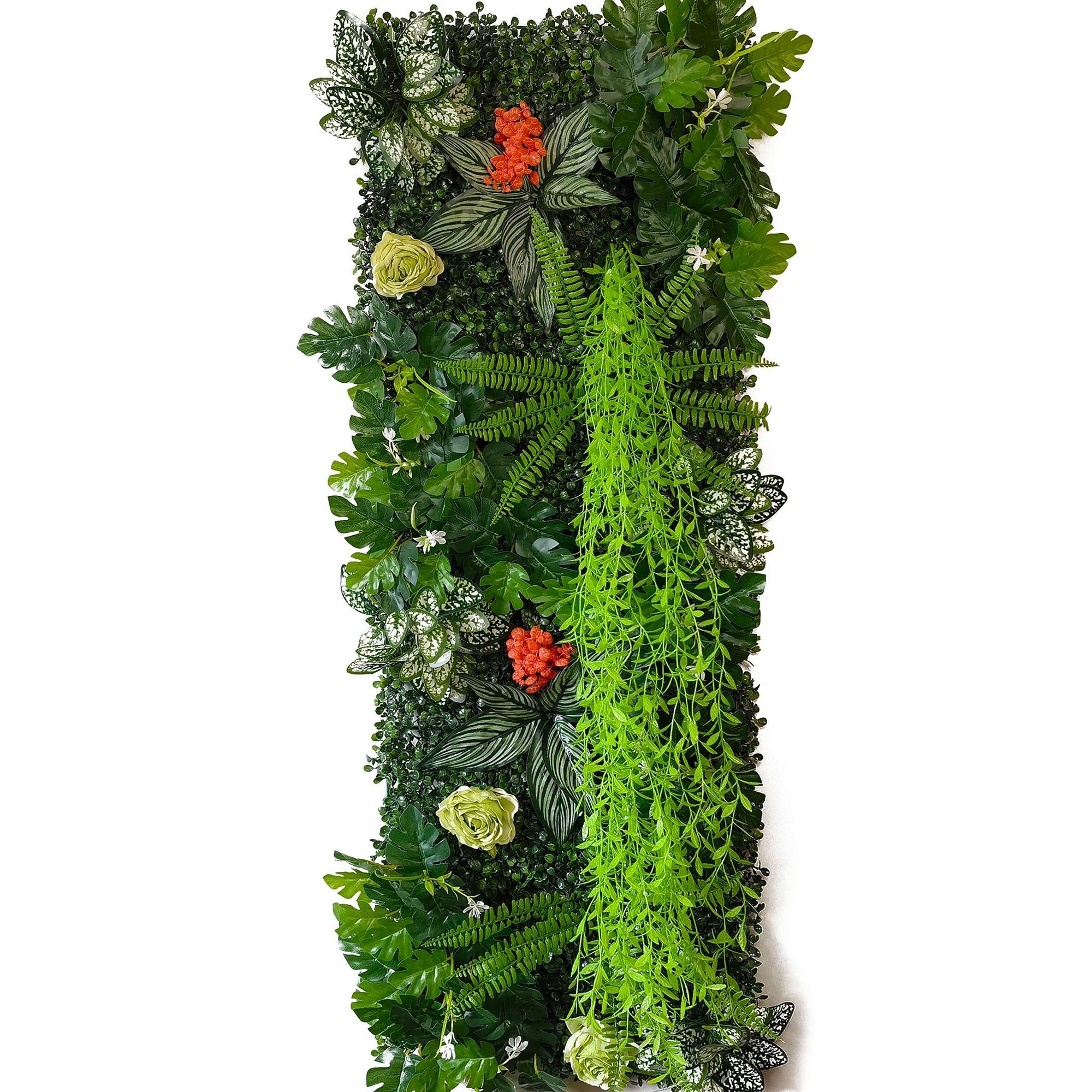 Botanical Meadow Wall Panel  157 X 472 Artificial Grass Lawn  Executive Studio  Wedding Sanctuary D 23