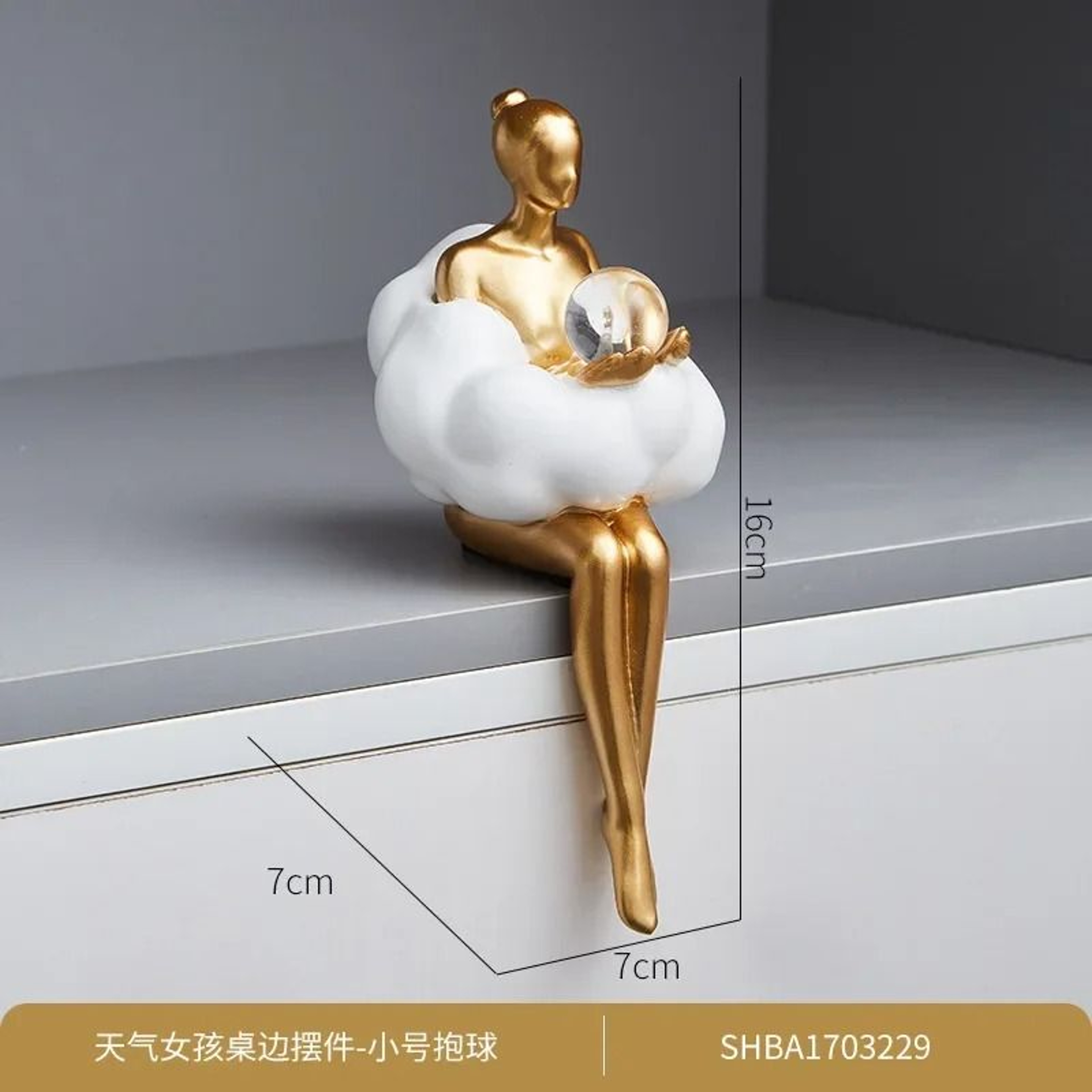 Ethereal Cloud Muse  Abstract Figural Statue  Executive Studio  Modern Sanctuary Decor 8