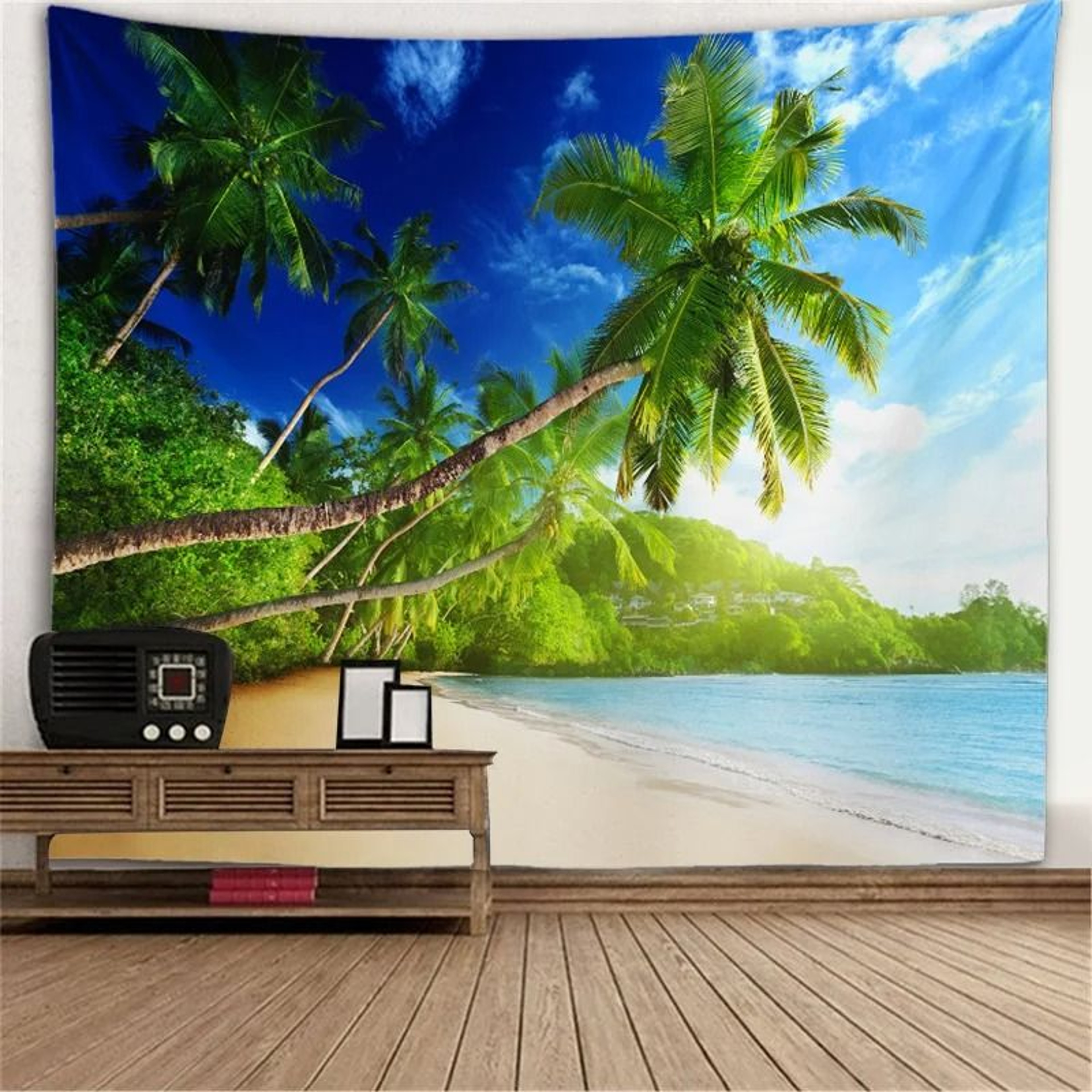 Scenic Aperture Mural  TreeHole Perspective Window Tapestry  Executive Studio  Nature Sanctuary Dec 10