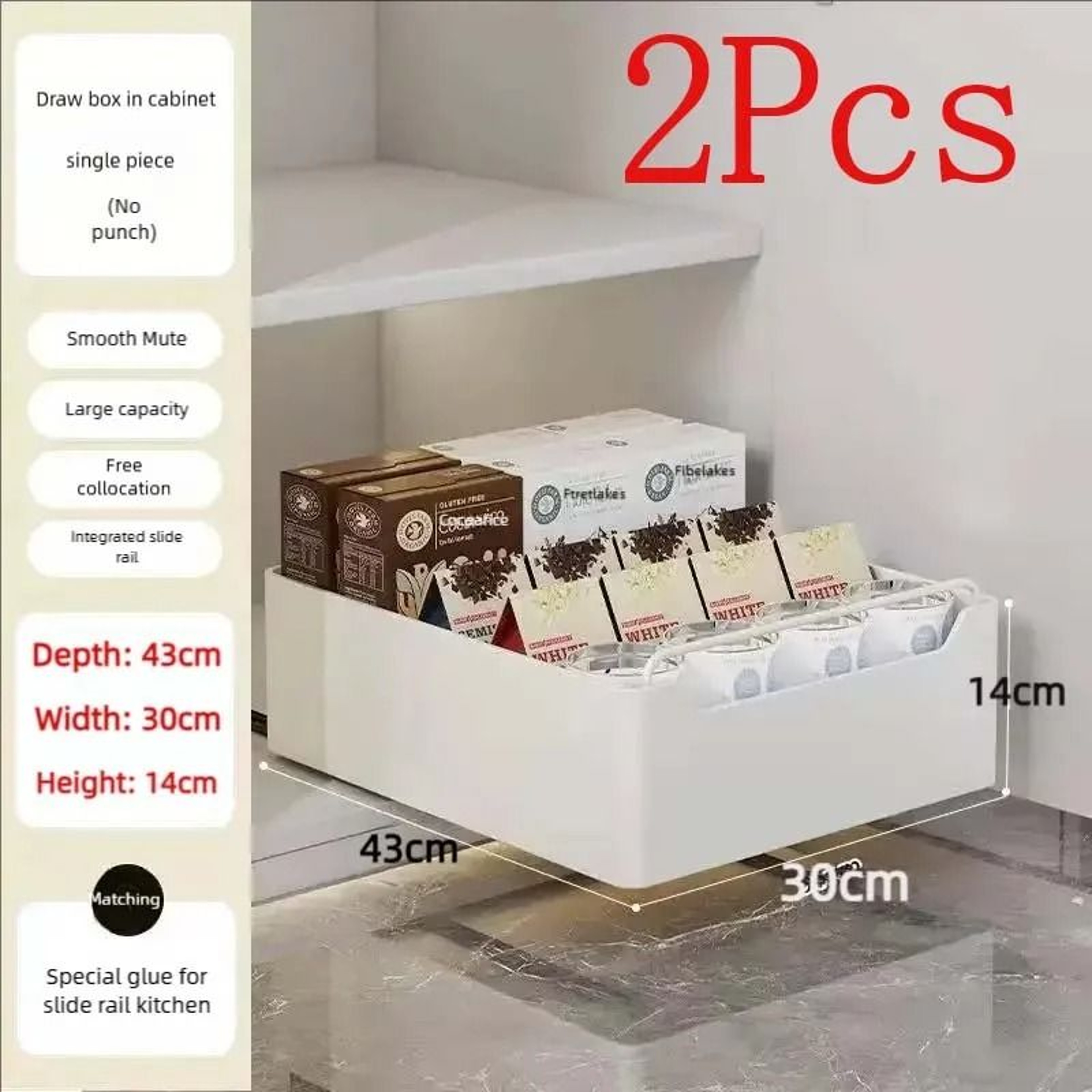 GlideCore Cabinet Nexus  PullOut Rail Storage Drawer System  Executive Studio  Culinary Sanctuary D 21