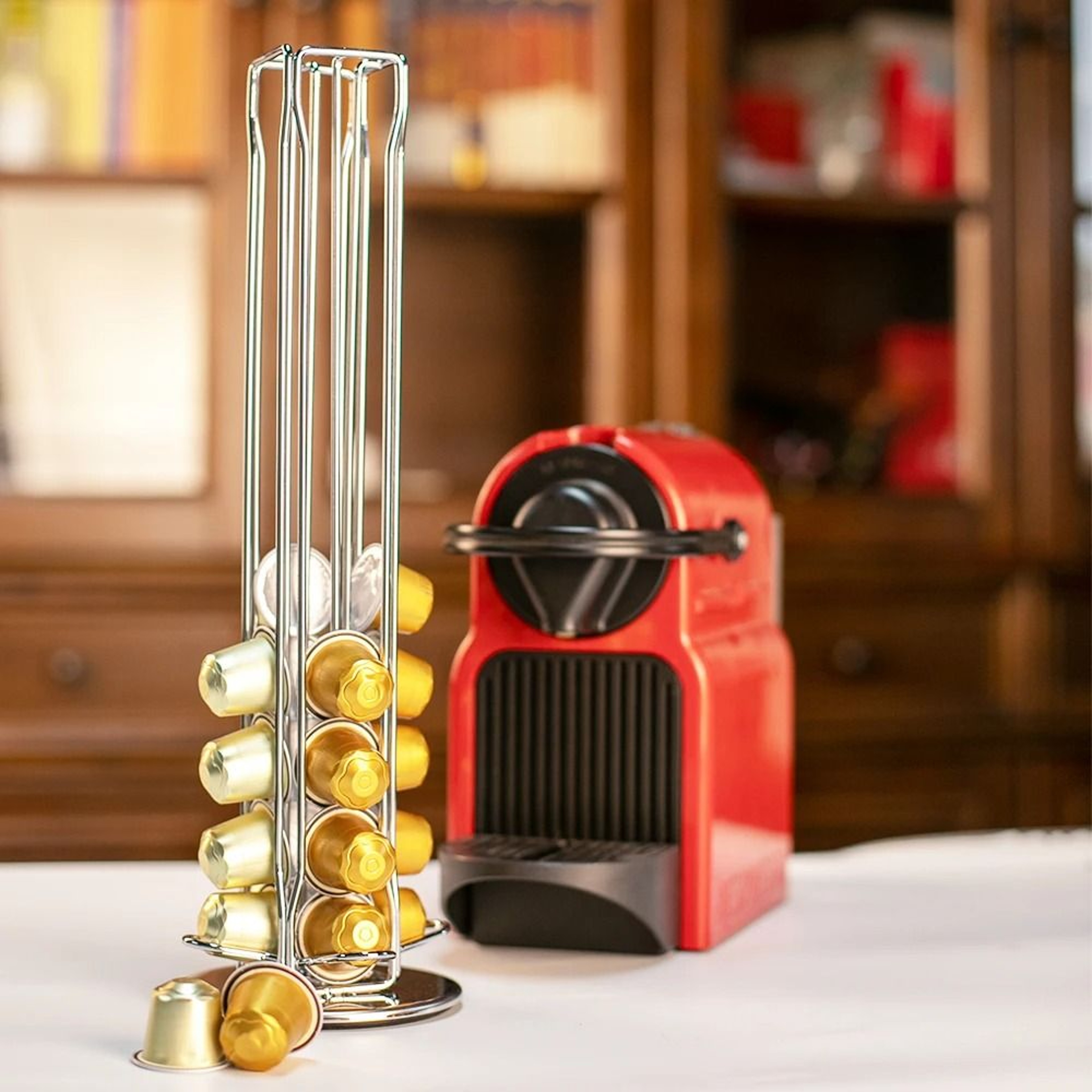 Aura Coffee Carousel  360 Rotating 40Pod Capsule Nexus  Executive Studio  Caffeine Sanctuary Decor 5