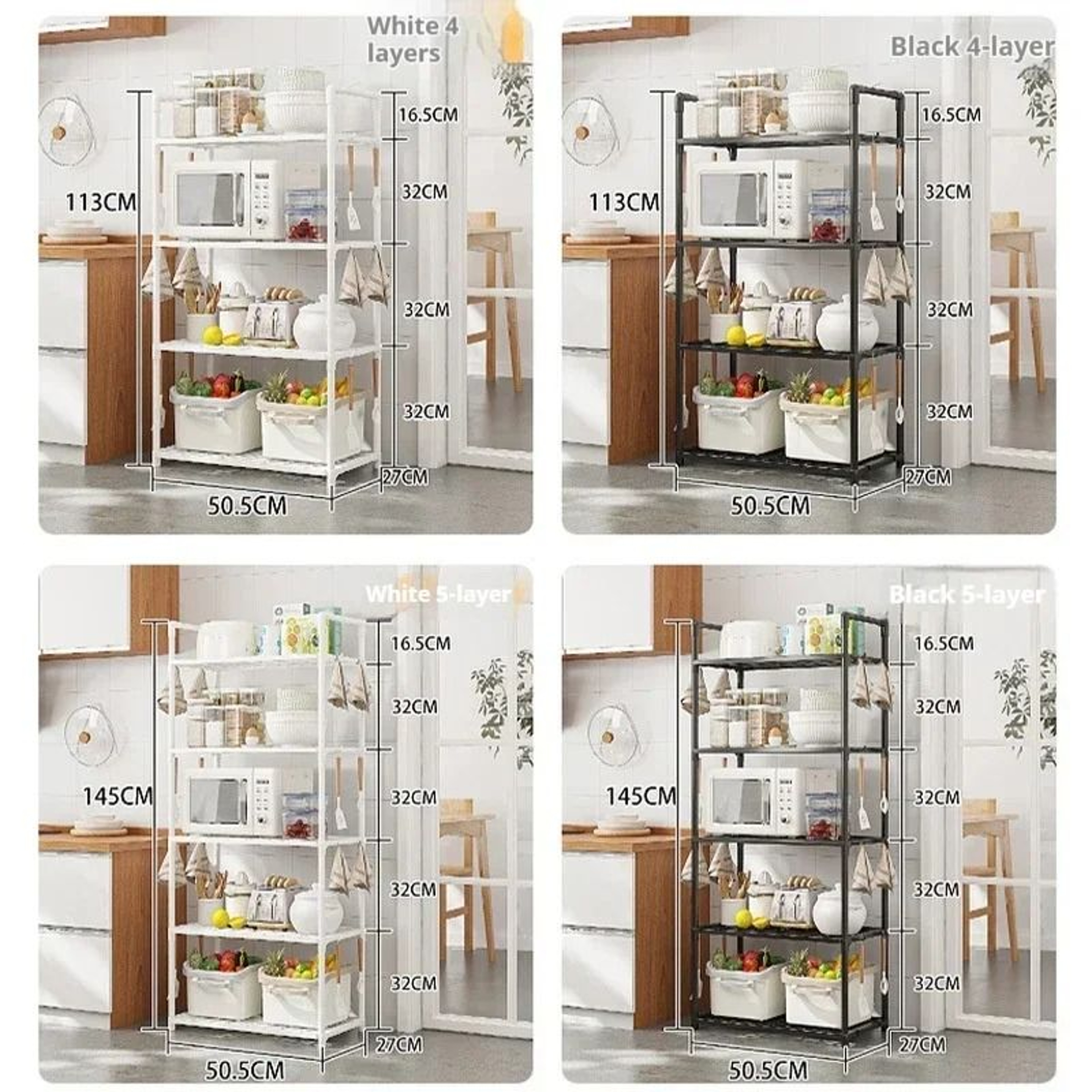 Monolith Floor Nexus  Industrial MultiTier Microwave  Culinary Storage Tower 5