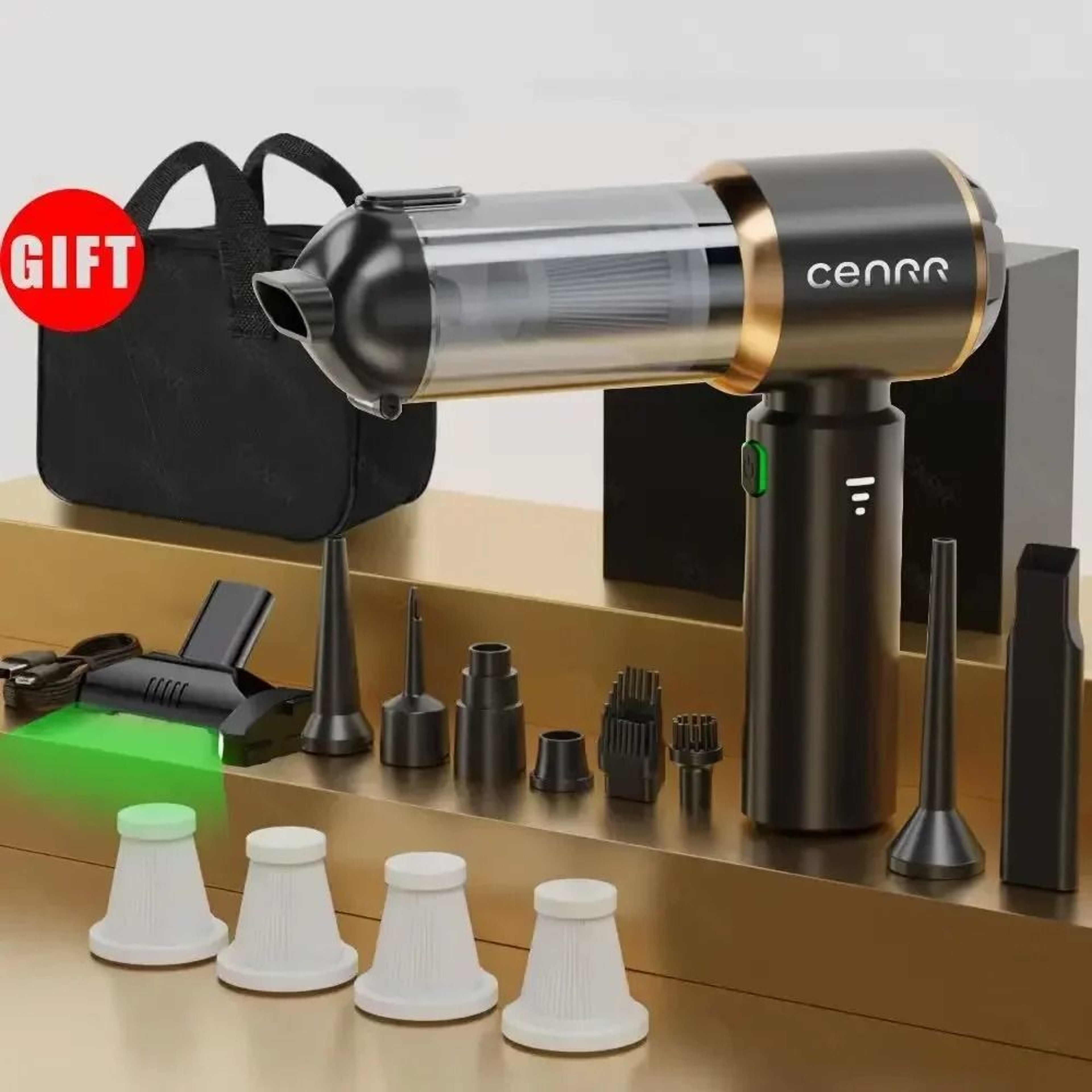 Mini Cordless Car Vacuum  Blower  Handheld Portable Cleaning Machine  Executive Interior Maintenanc 9