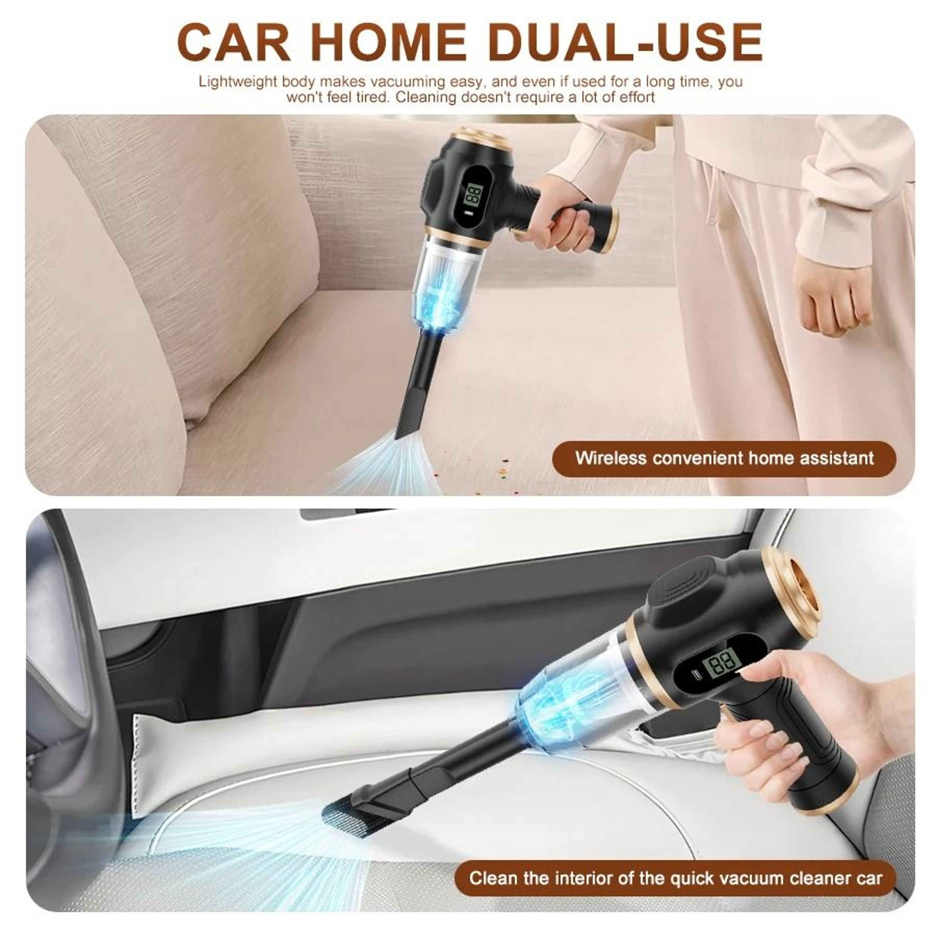 Cordless Handheld Detailing Vacuum  MultiFunctional Dust  Pet Hair Extractor  Executive Household   3