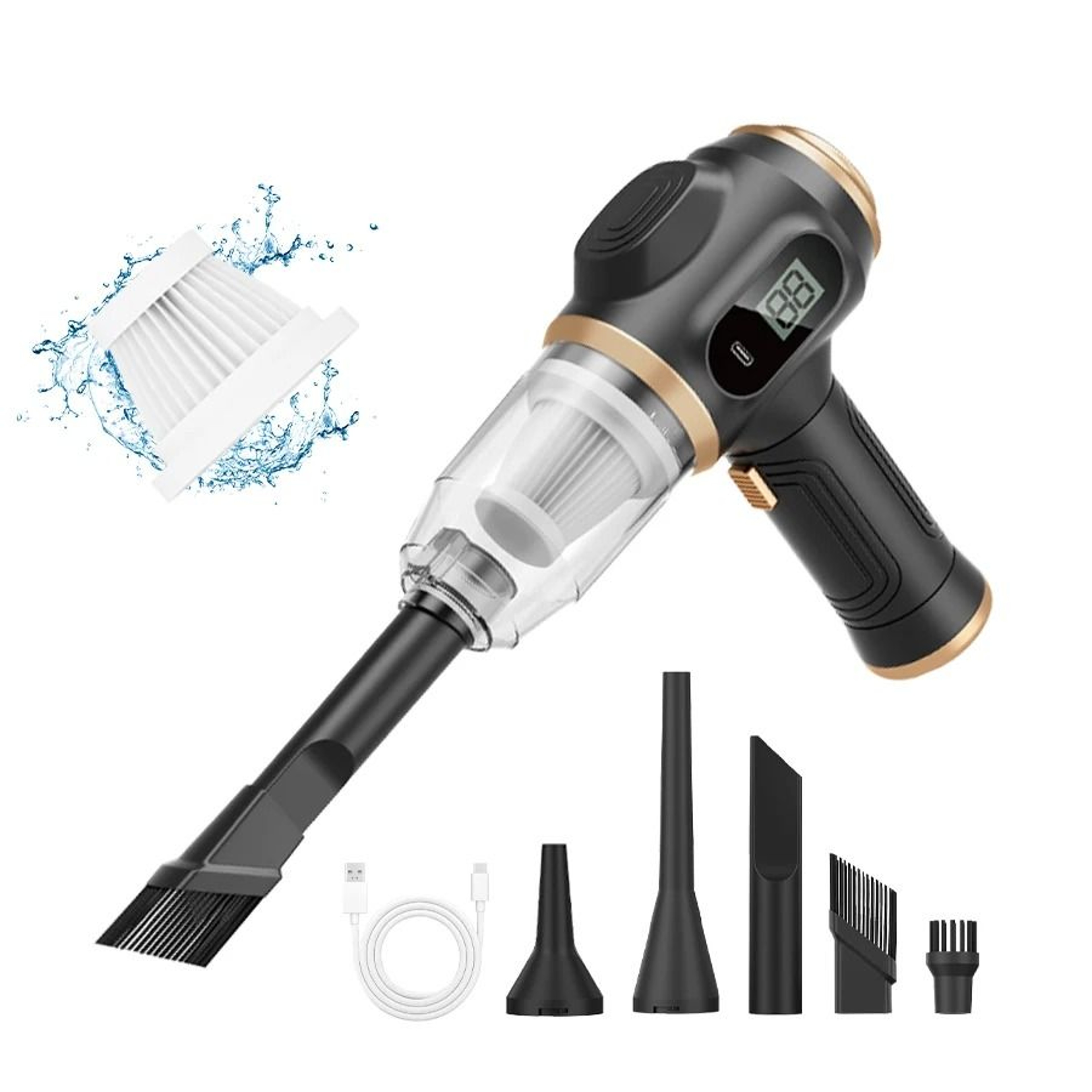 HighPowered 2in1 Car Vacuum  Blower  Precision Handheld Suction System  Executive Auto  Home Mainte 6