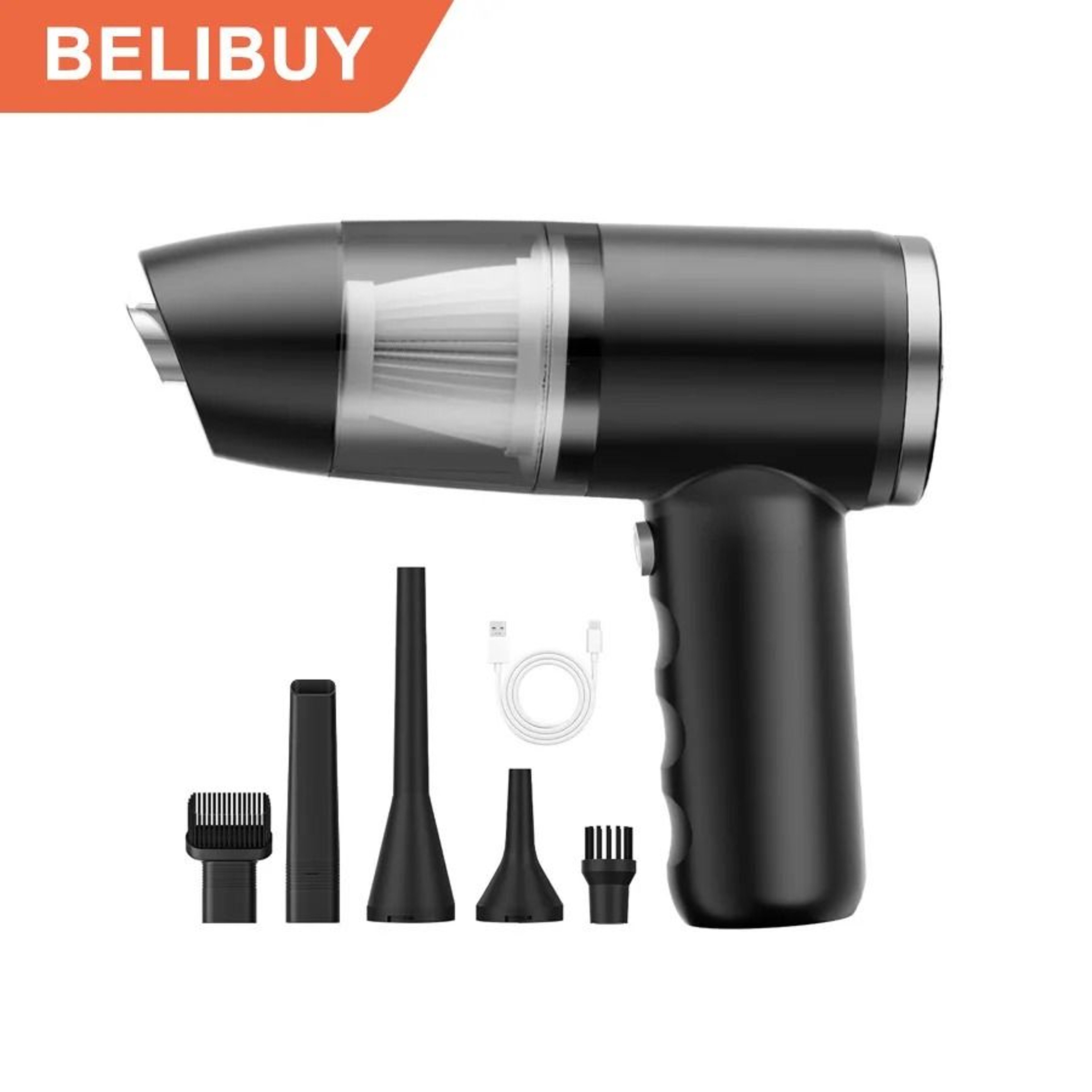 Portable Wireless Car Vacuum  HighPower ABS Surface Cleaner  Executive Mini Home Appliance Detailin 6