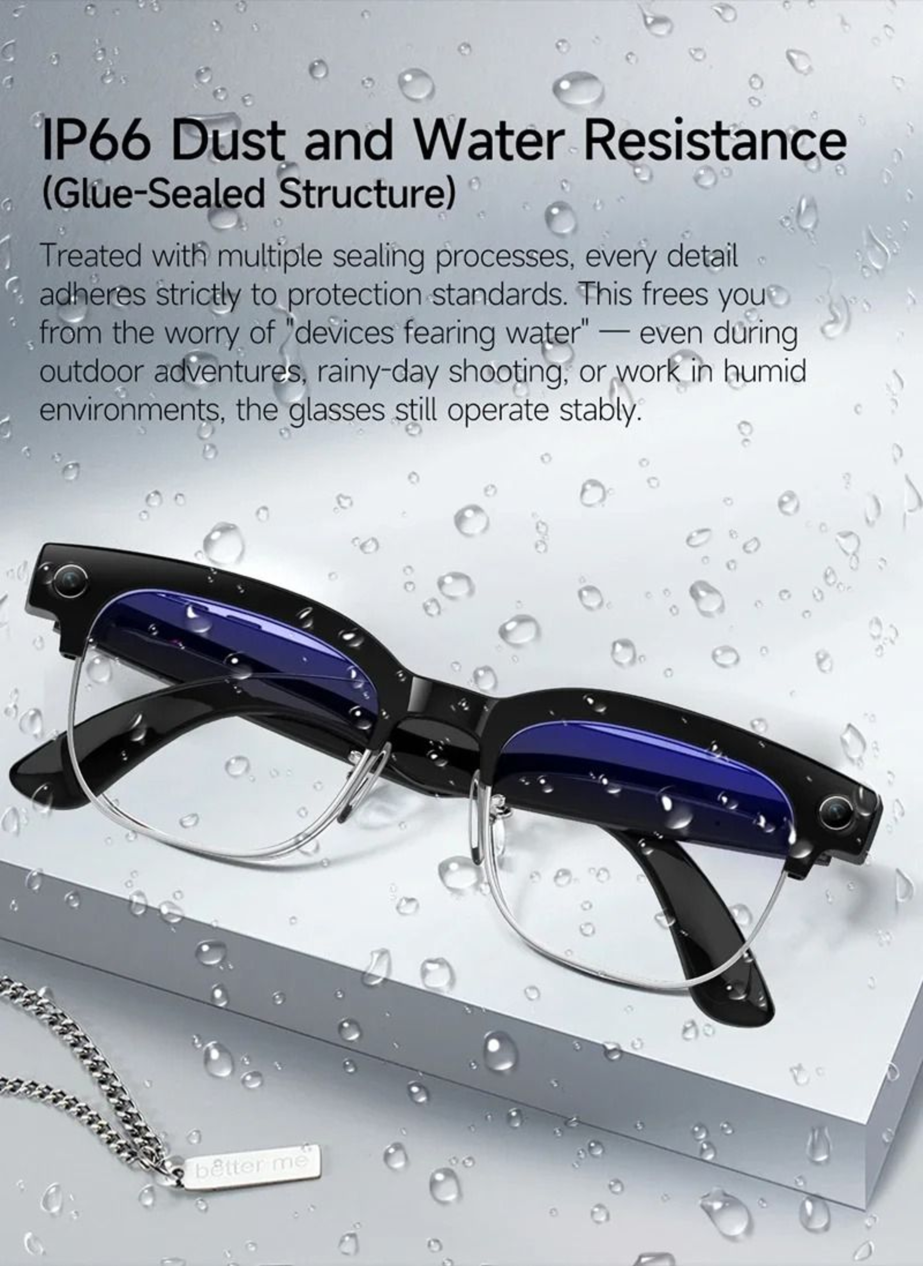 2026 AI Translation Smart Glasses  4K HD 8MP Video Recording  Photo Recognition  Executive Bluetoot 2