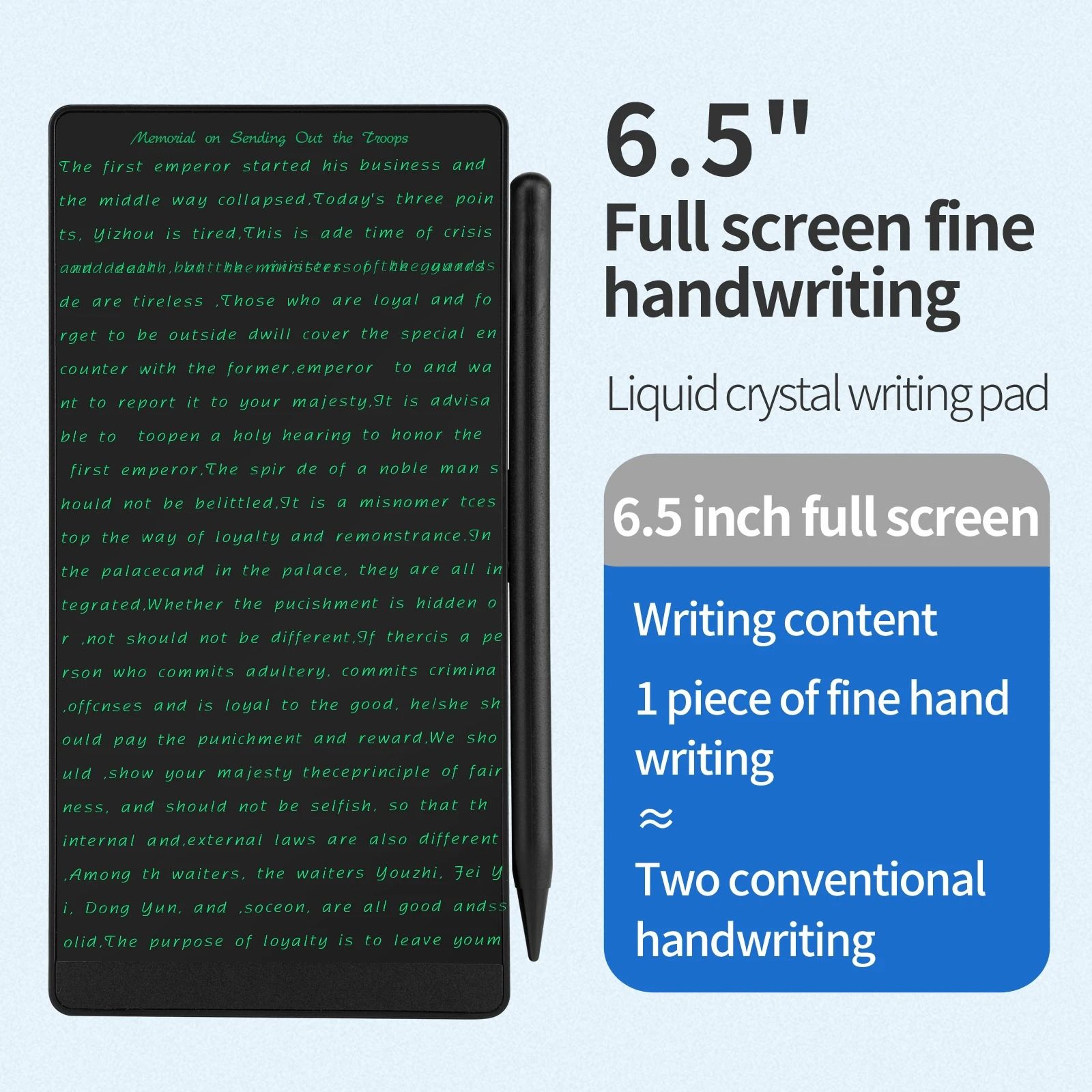 65 Superfine LCD Writing Tablet  HighPrecision Digital Notepad  Executive Minimalist Creative Sanct 2