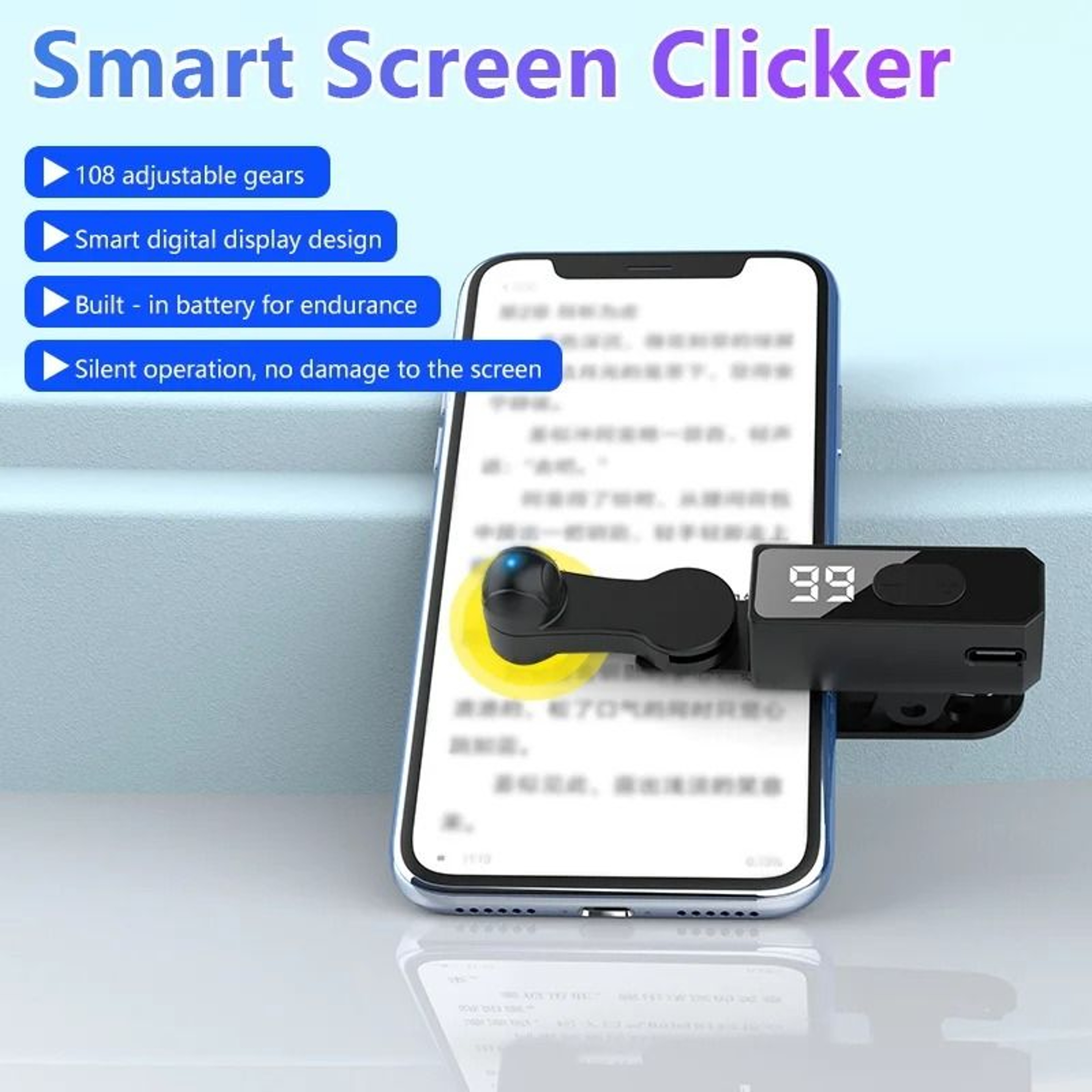 B03 Smart Auto Clicker  108Gear Digital Screen Tapper  Executive Gaming Performance Sanctuary 5