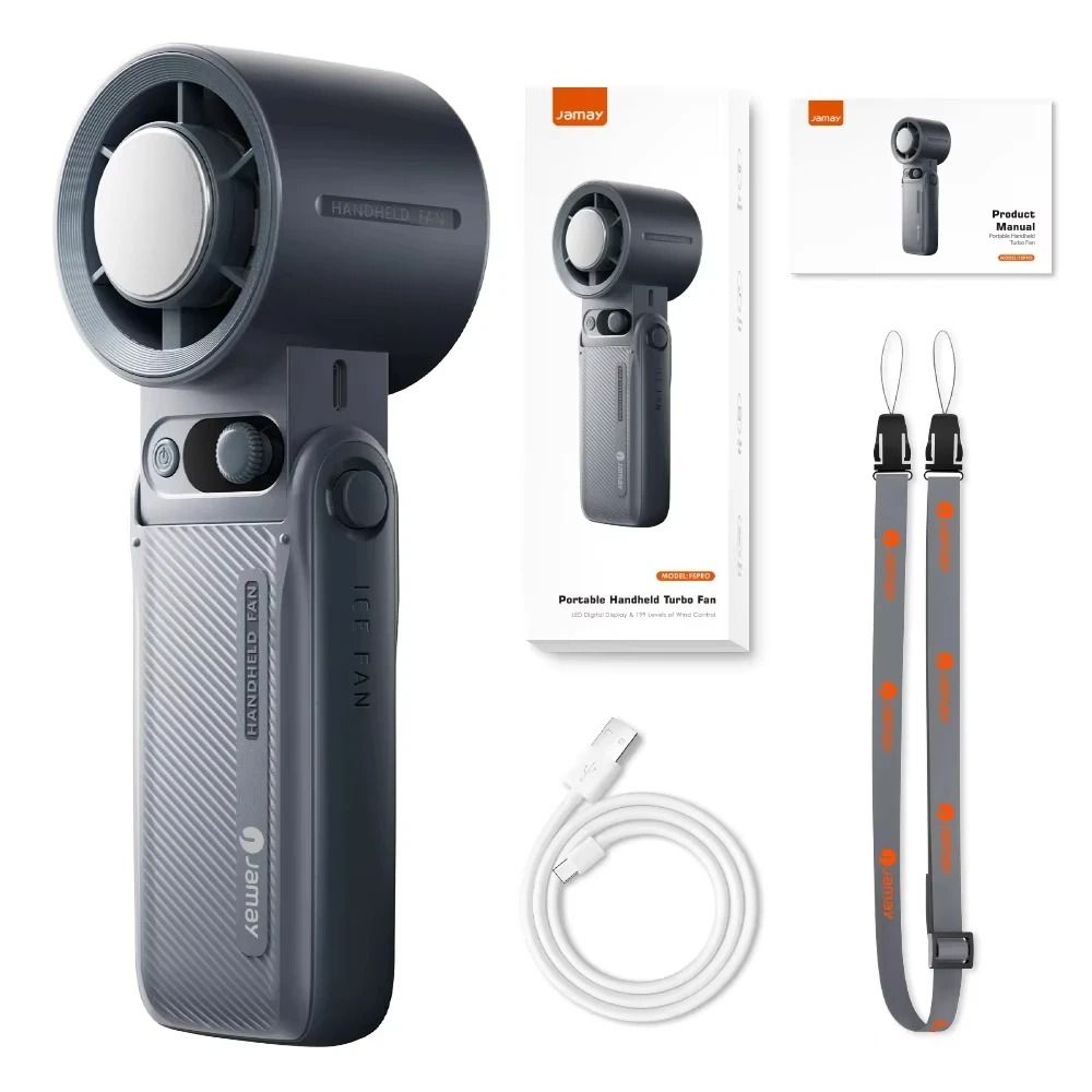 F5 Pro Executive Cooling Fan  199Speed Precision Handheld  Boutique Outdoor Climate Sanctuary 7