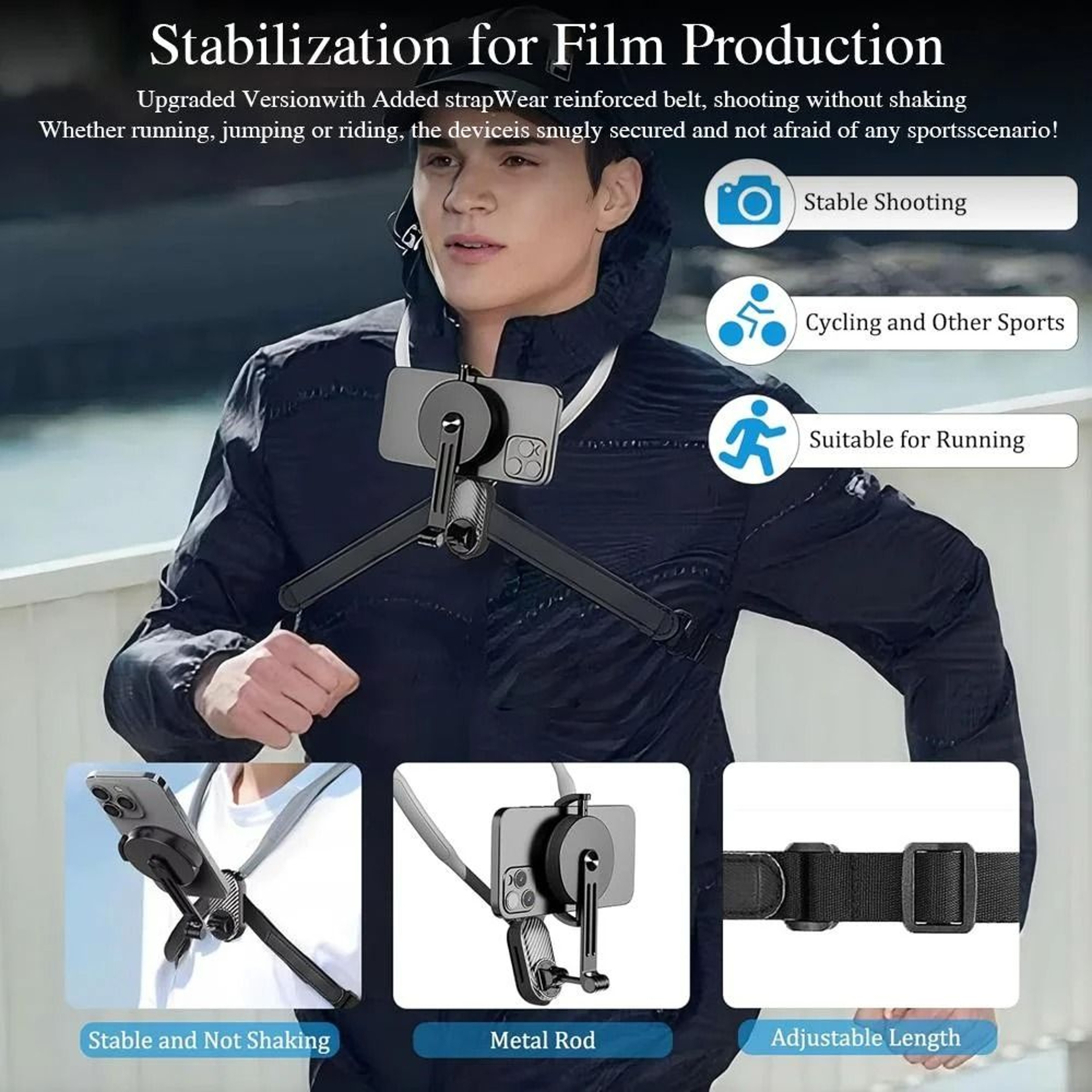 Magnetic Neck Mount System  Silicone QuickRelease Video Stand  Boutique POV Content Sanctuary 4