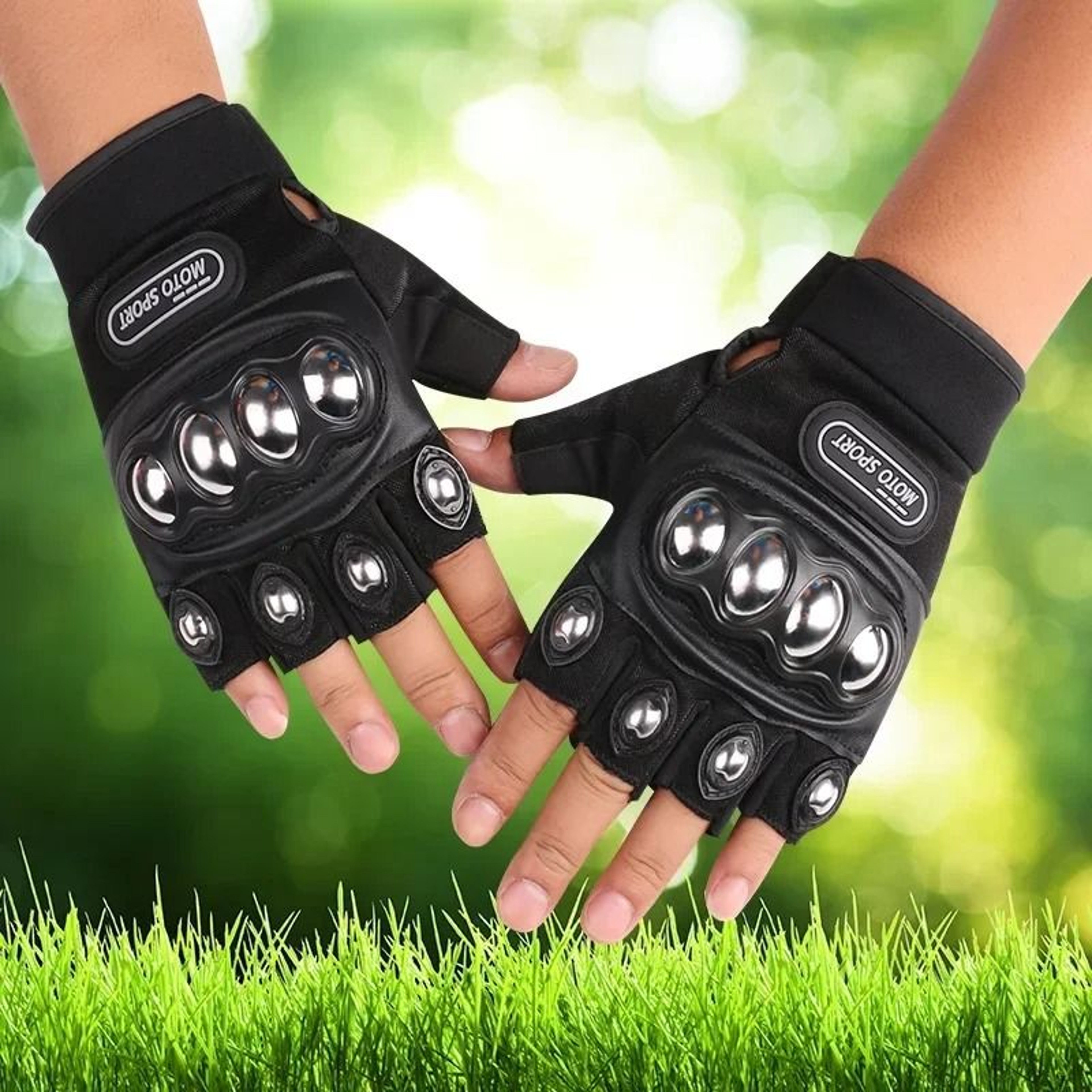 Tactical SplitFinger HalfGloves  Rugged SteelCased Defense Interface 4