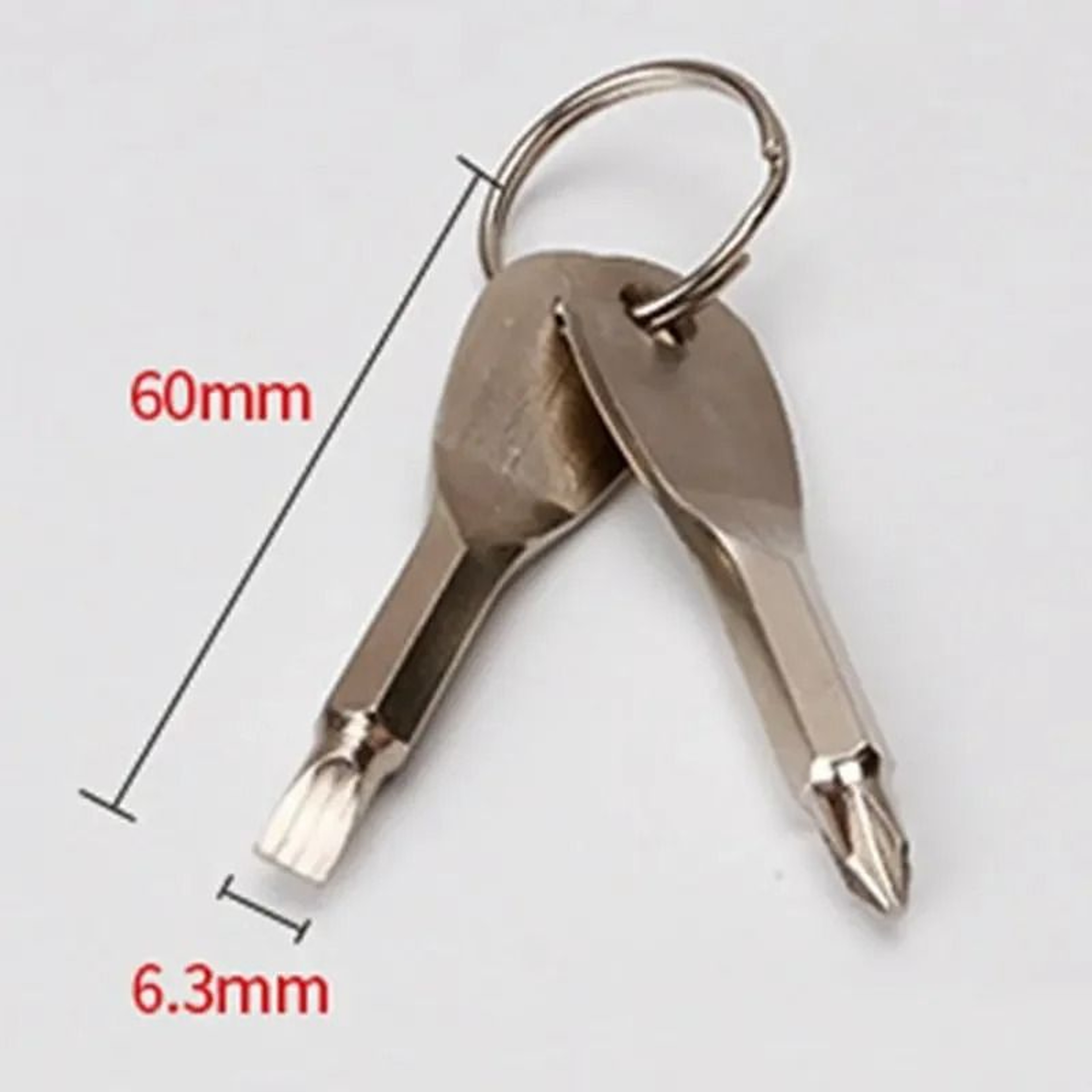 Multifunctional EDC Key Screwdriver  60mm SelfDefense  Safety Interface 1