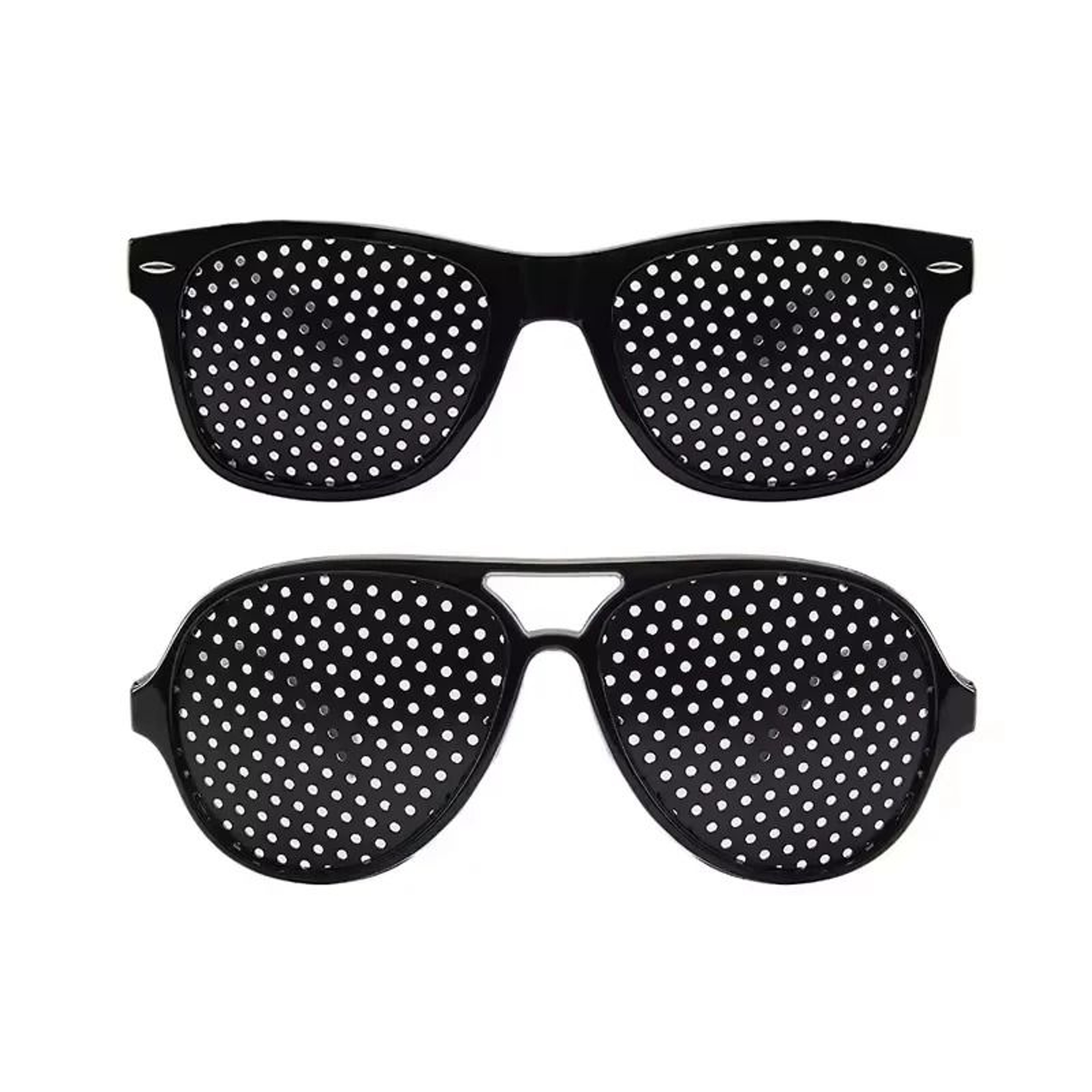 Classic Wayfarer Pinhole Vision Trainer  AntiFatigue Stenopeic Eye Protection  Myopia Correction Sy 11