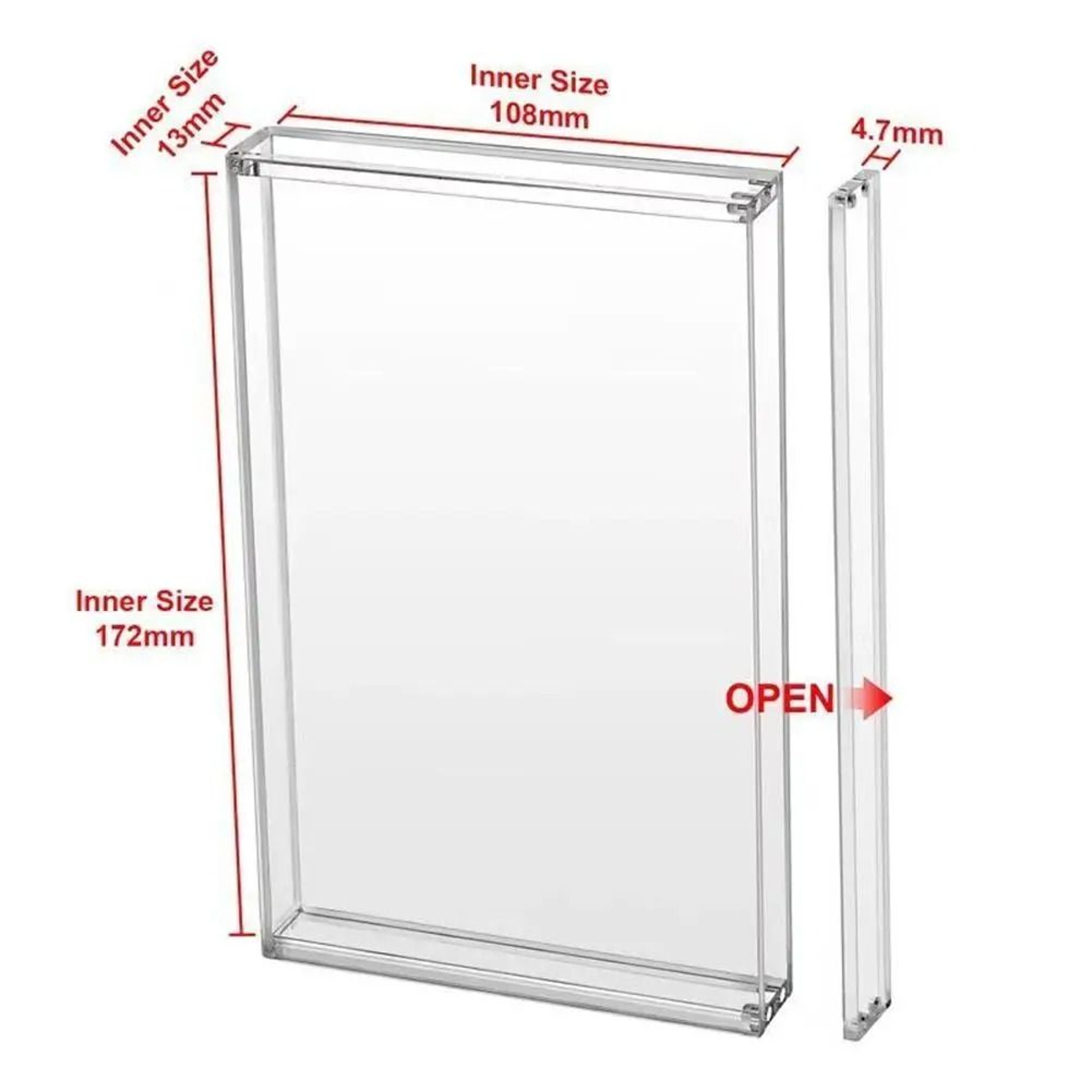 Switch 2 Magnetic Acrylic Game Card Display Case  HighTransparency Dustproof Storage Box 5