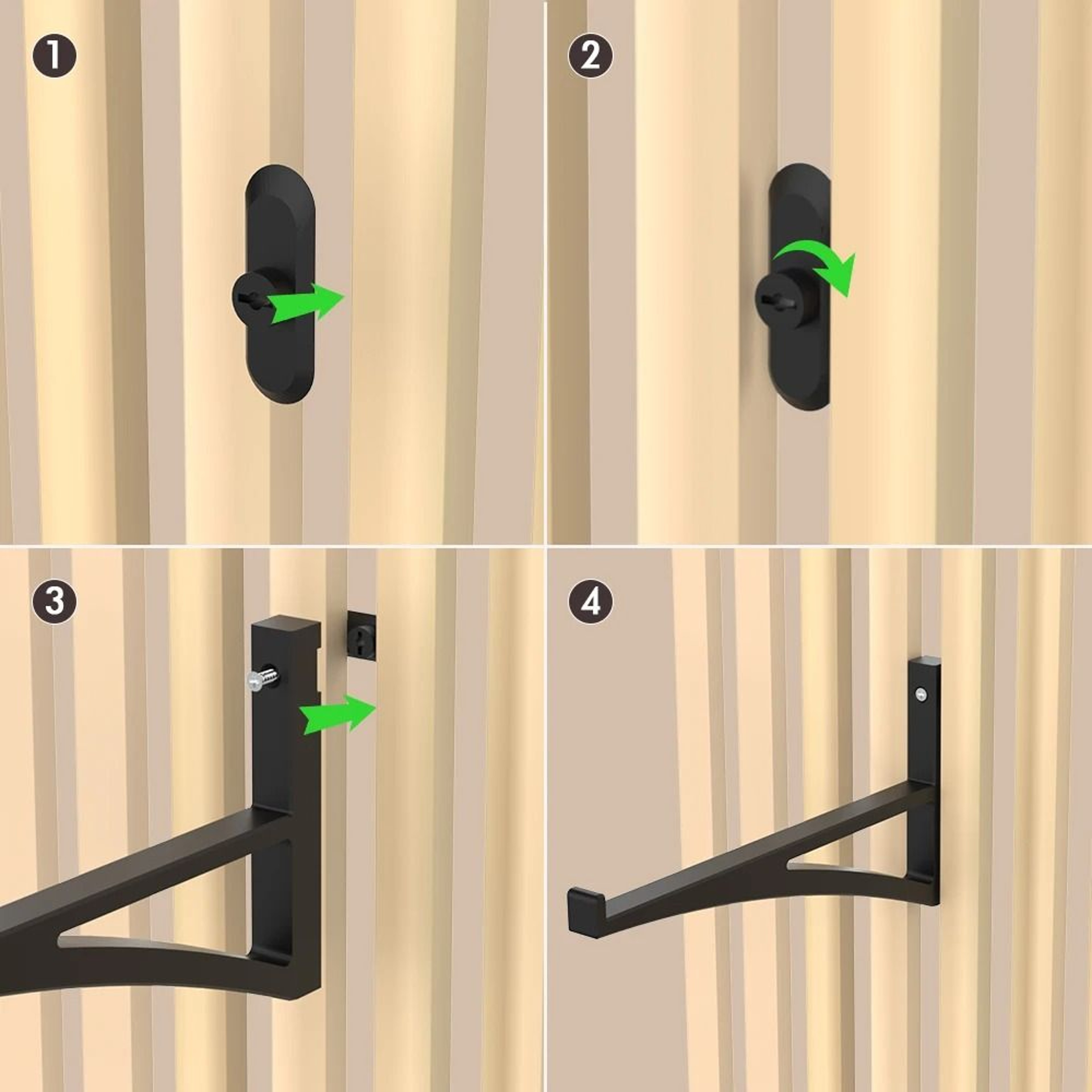 SoundAbsorbing Board Shelf Brackets Set Of 2  HighStability Acoustic Panel Mounting Hardware 4