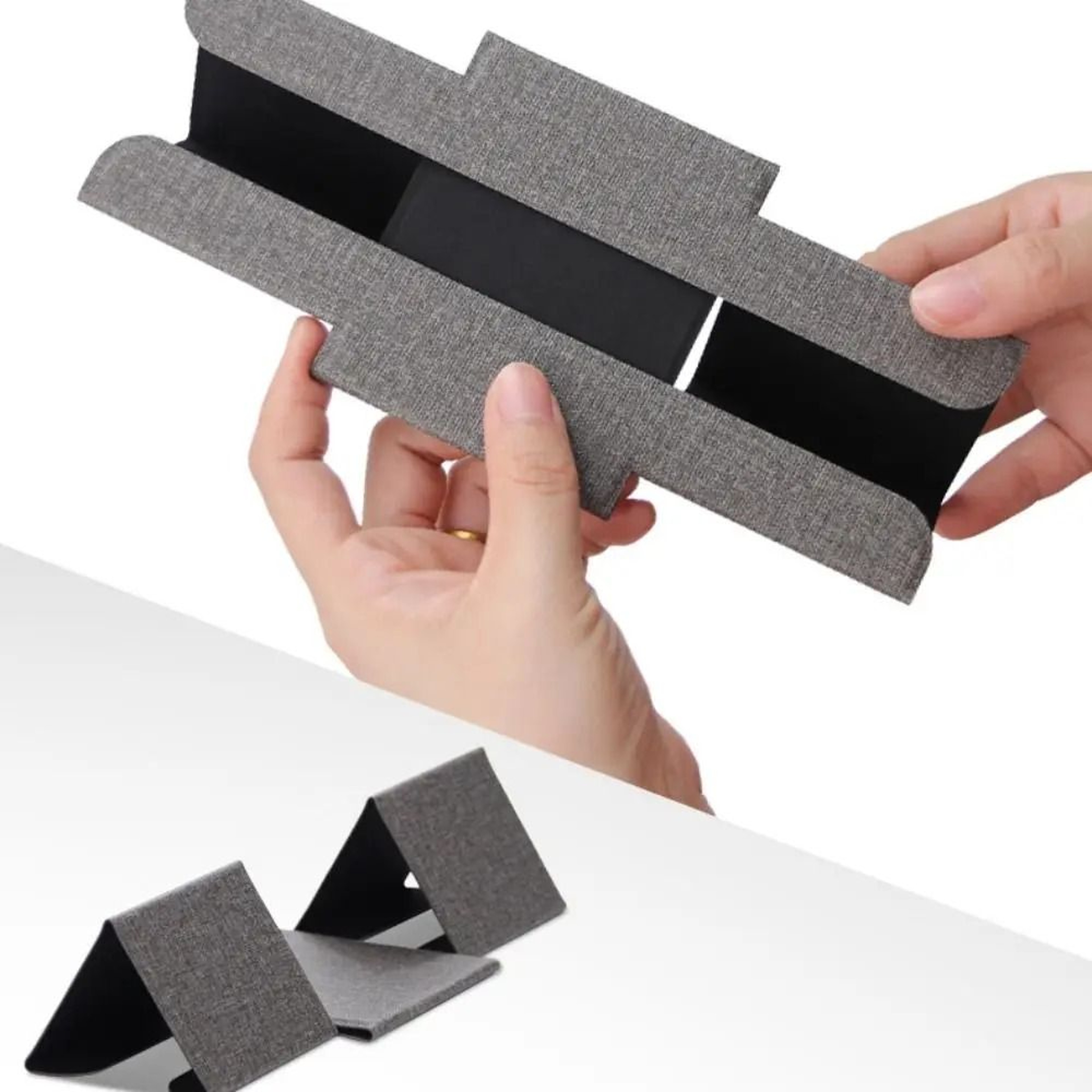 UltraSlim Folding Laptop Stand  Professional Ergonomic PU Bracket For 12516 Inch Devices 2