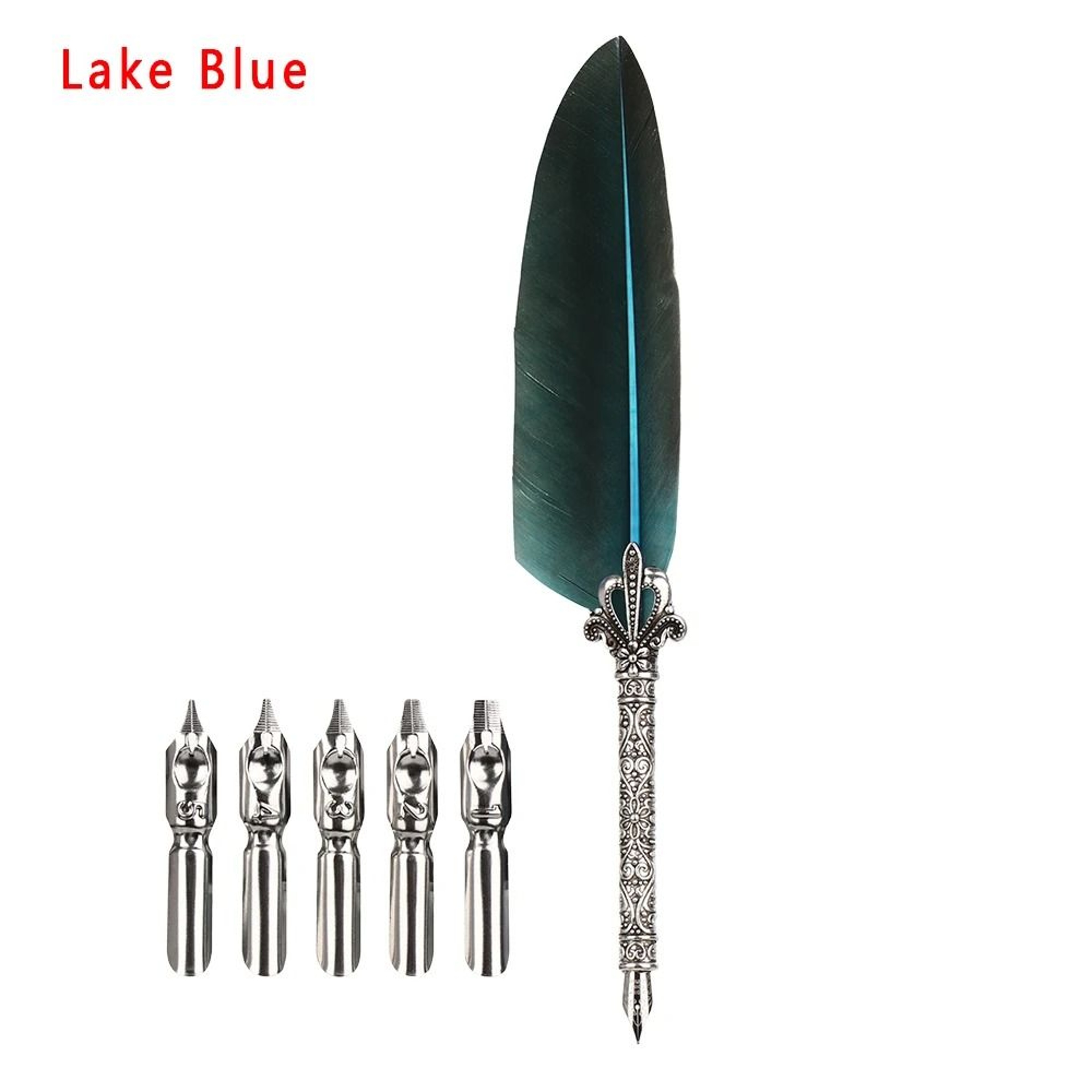 Antique Luxury Quill Set  HighFidelity European Feather Pen Gallery  Professional Calligraphy Toolk 11