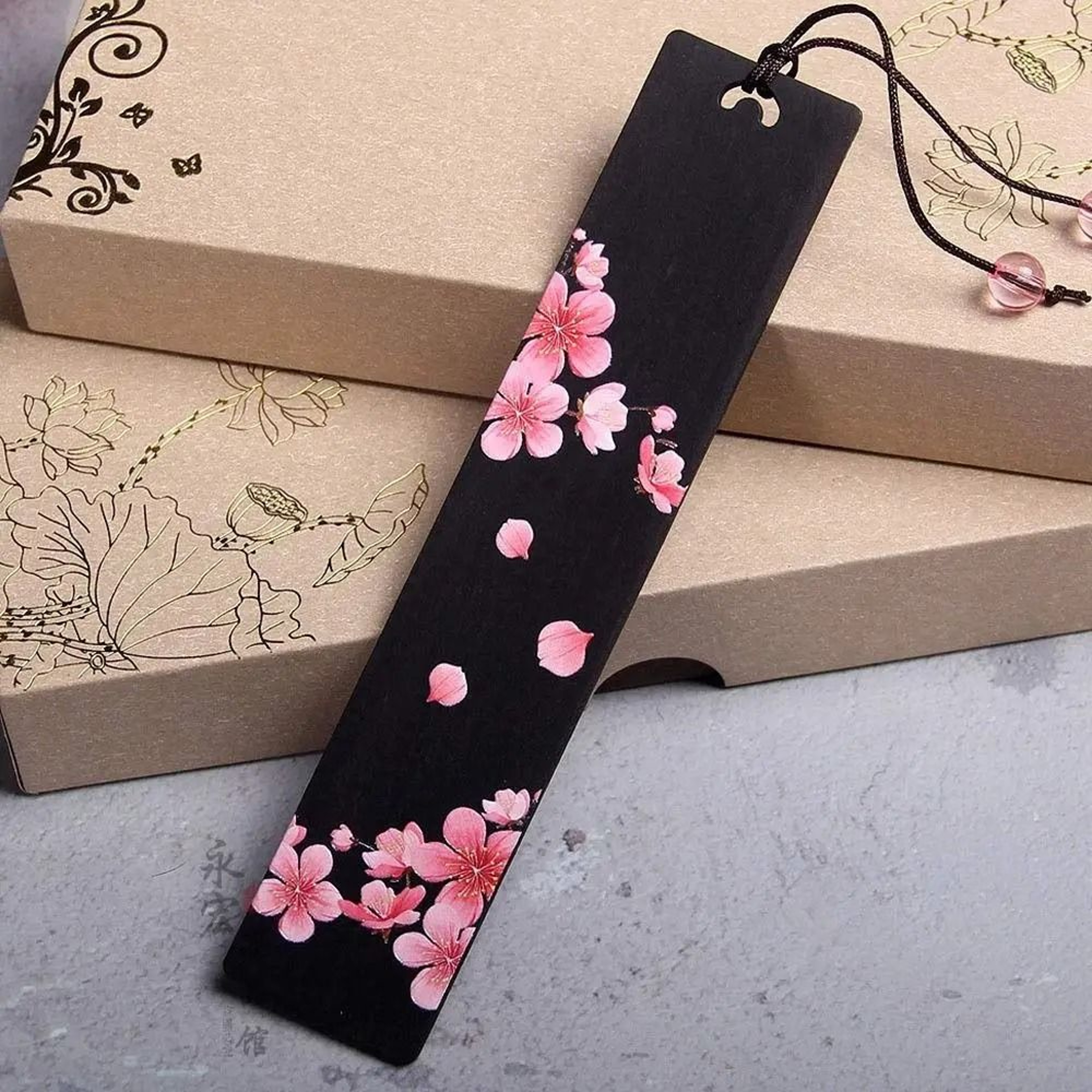 Artisan Ebony Carving Bookmark  HighFidelity Retro Chinese Pagination  Professional Learning Galler 9