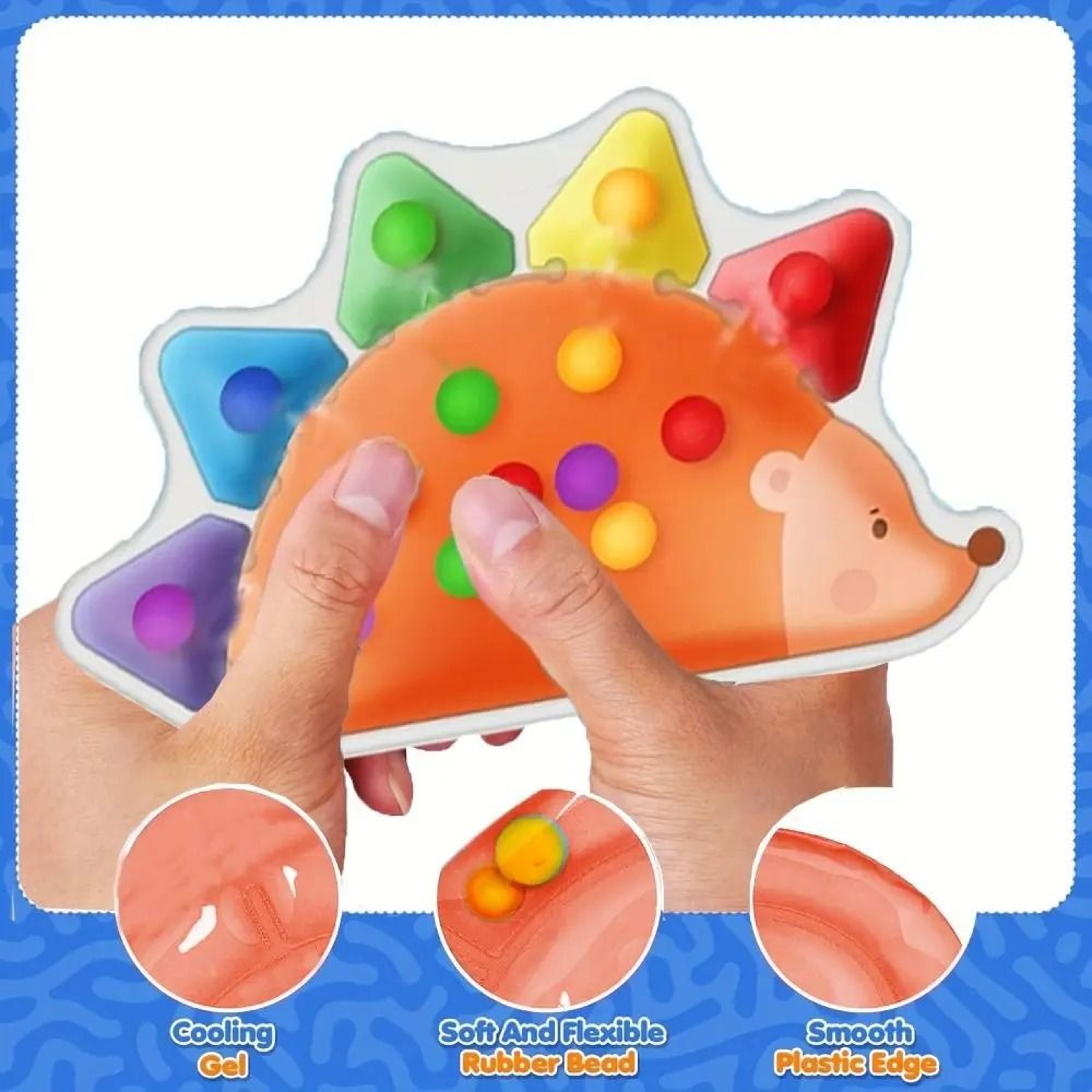 Hedgehog Sensory Pad  Color Matching Educational Logic 1