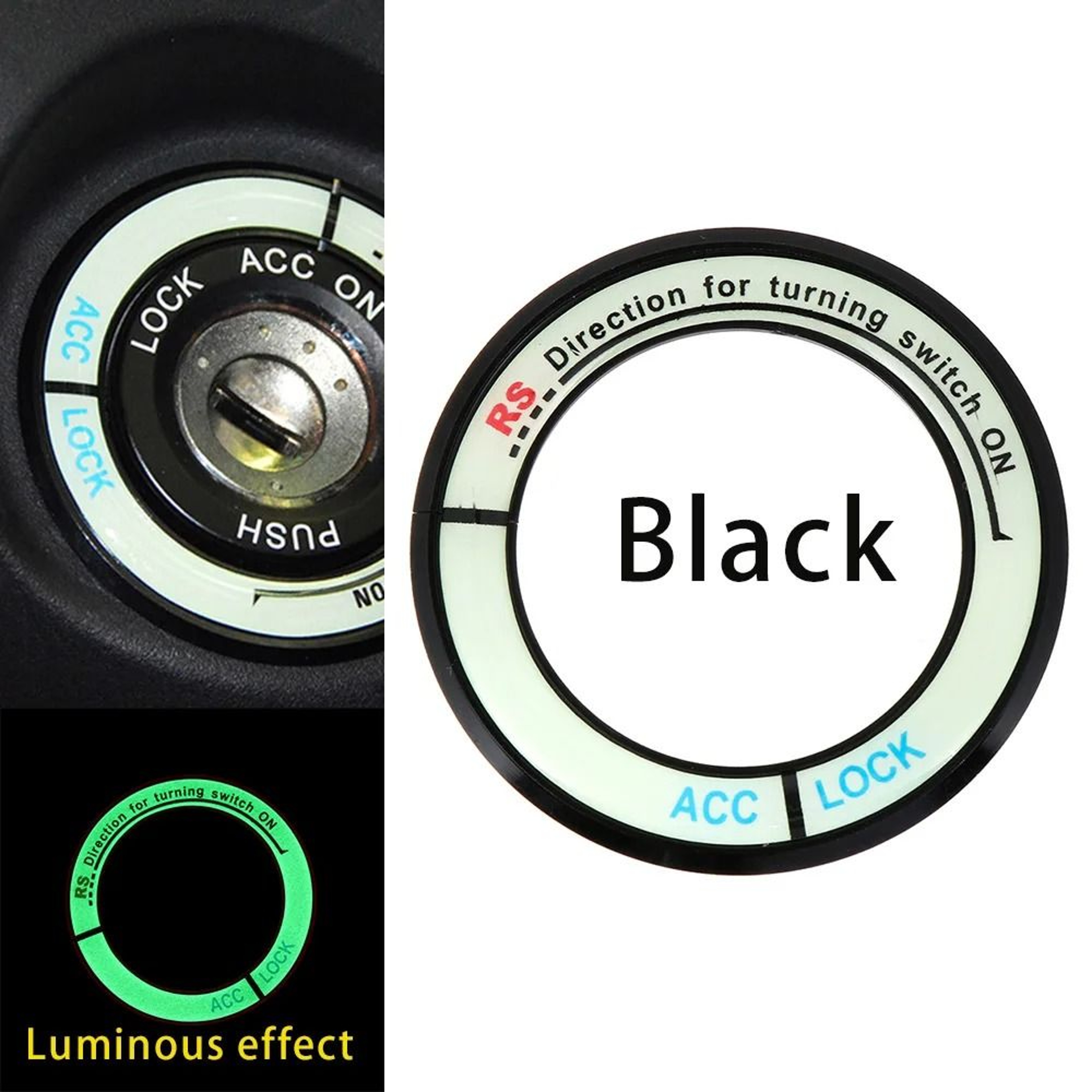 Luminous Ignition Switch Cover  Technical GlowintheDark Logic 7