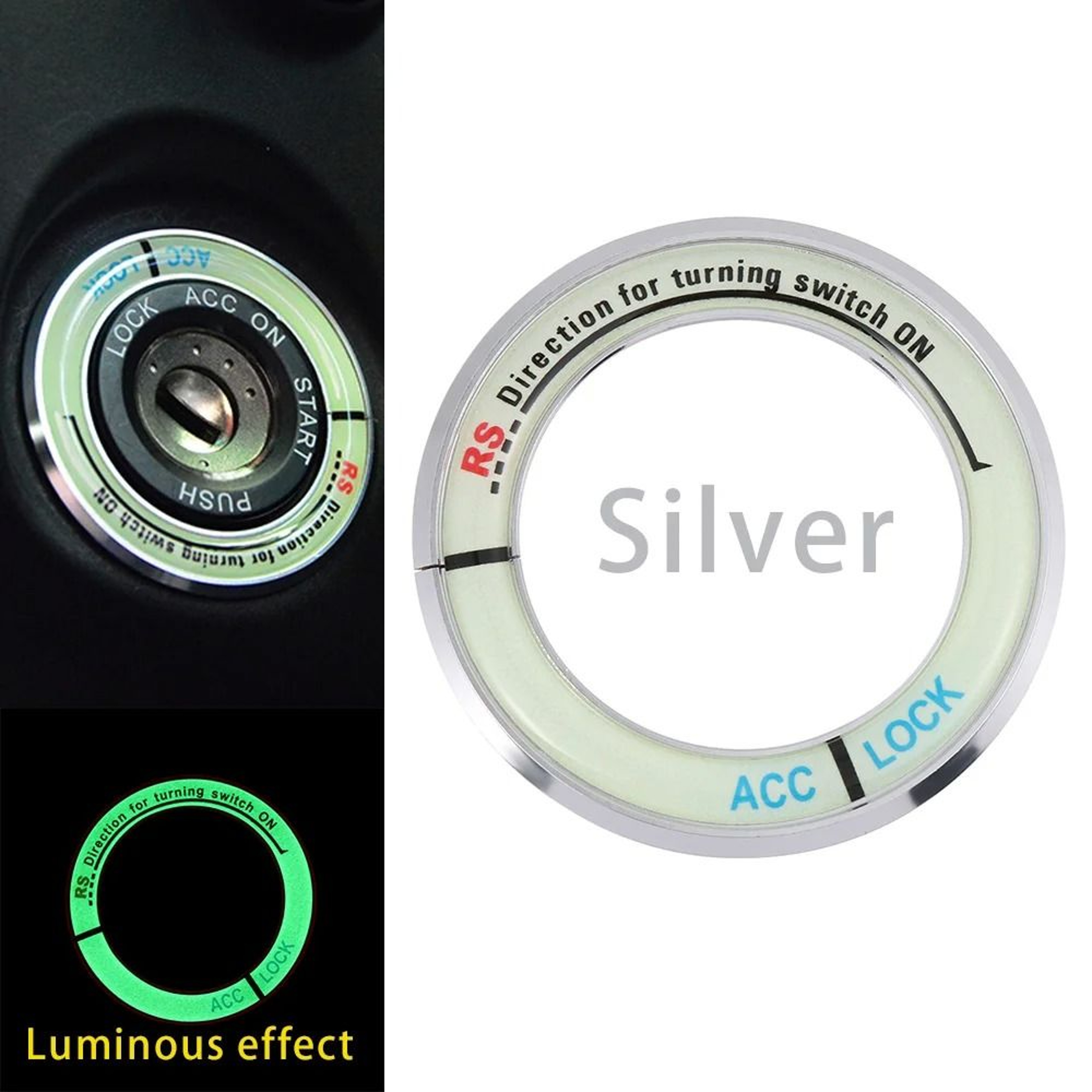 Luminous Ignition Switch Cover  Technical GlowintheDark Logic 10