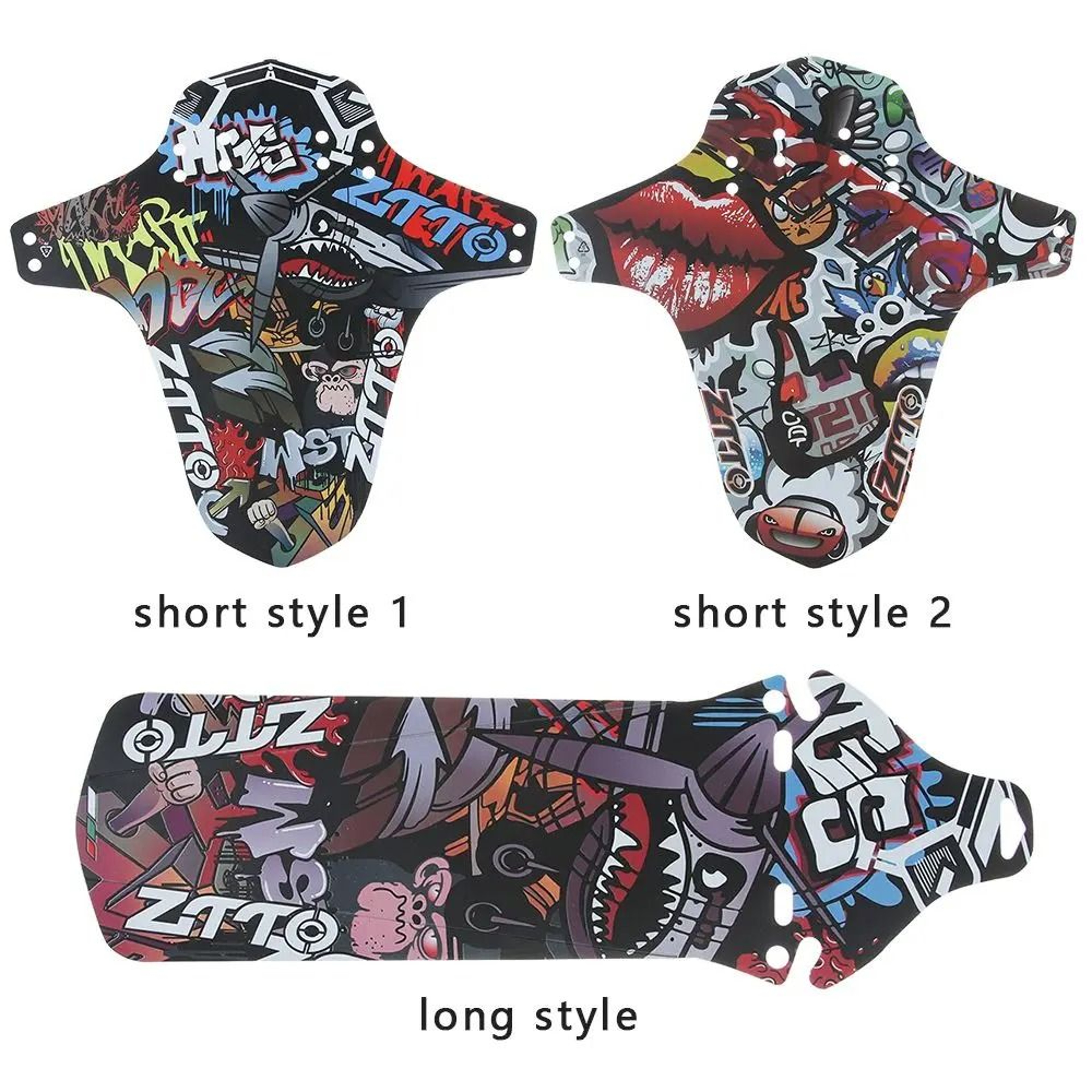 MTB Mudguard Series  Technical Mud Removal  Road Cycling Shield Logic 4