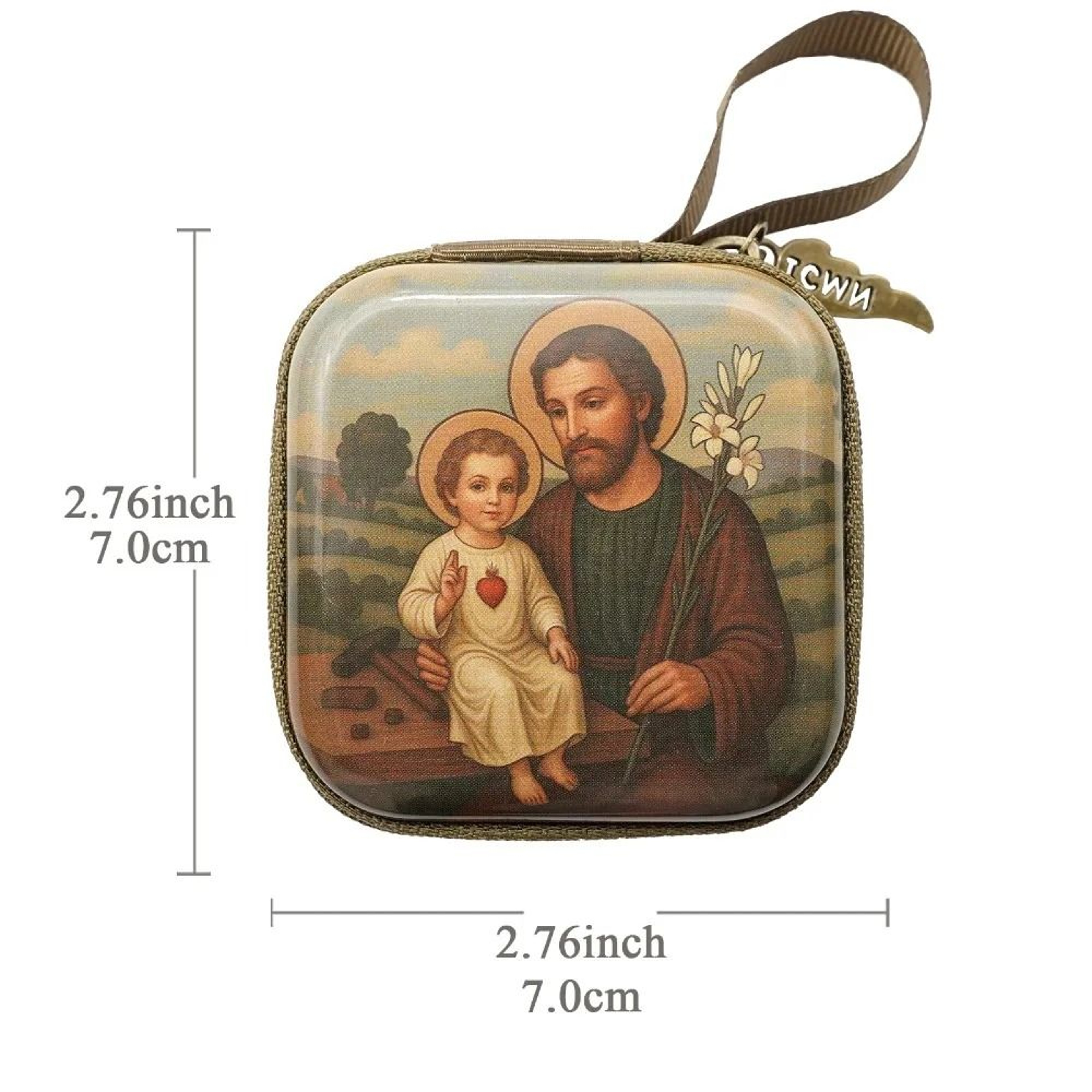 Virgin Mary Rosary Storage Bag  Technical Devotional Utility Logic 10