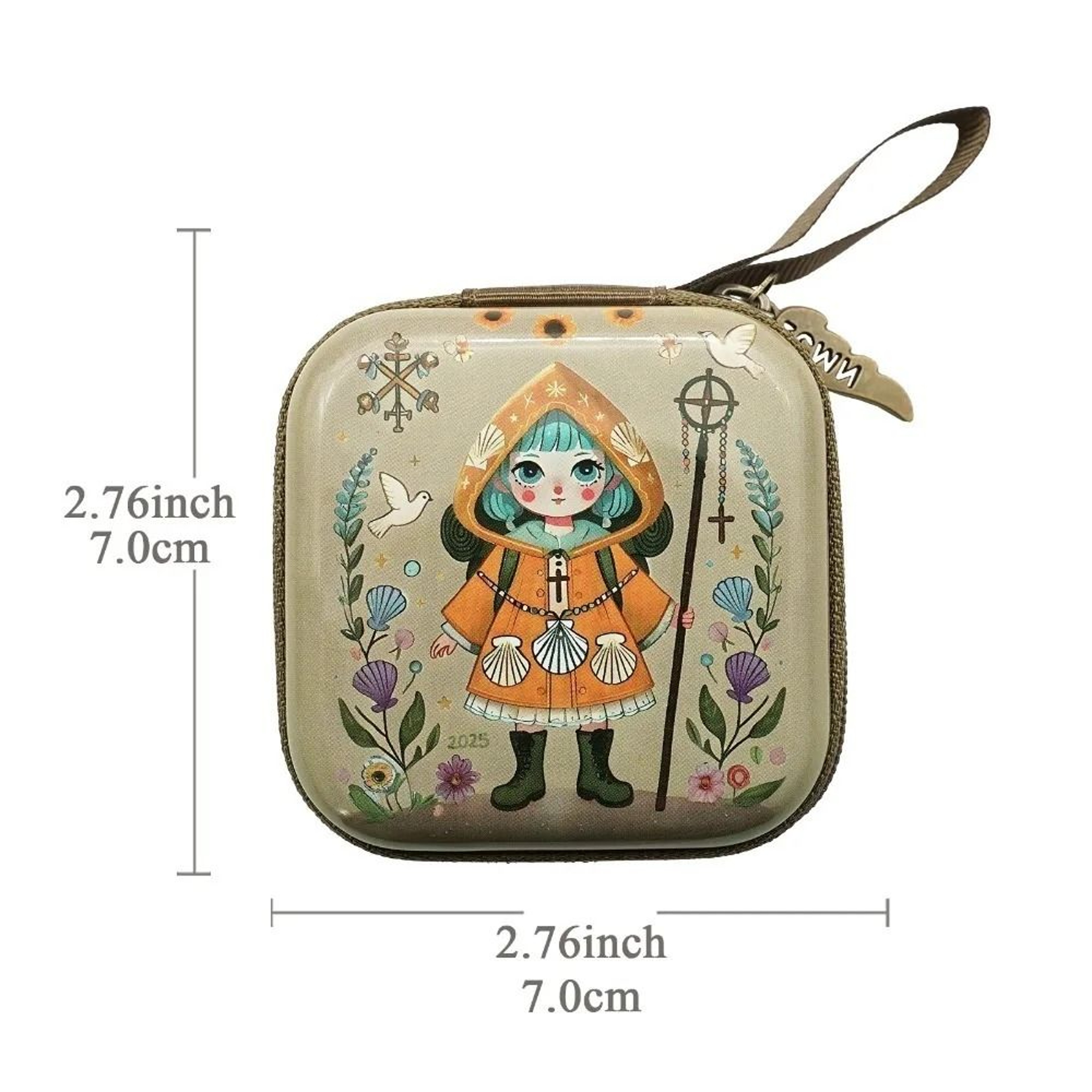 Virgin Mary Rosary Storage Bag  Technical Devotional Utility Logic 23