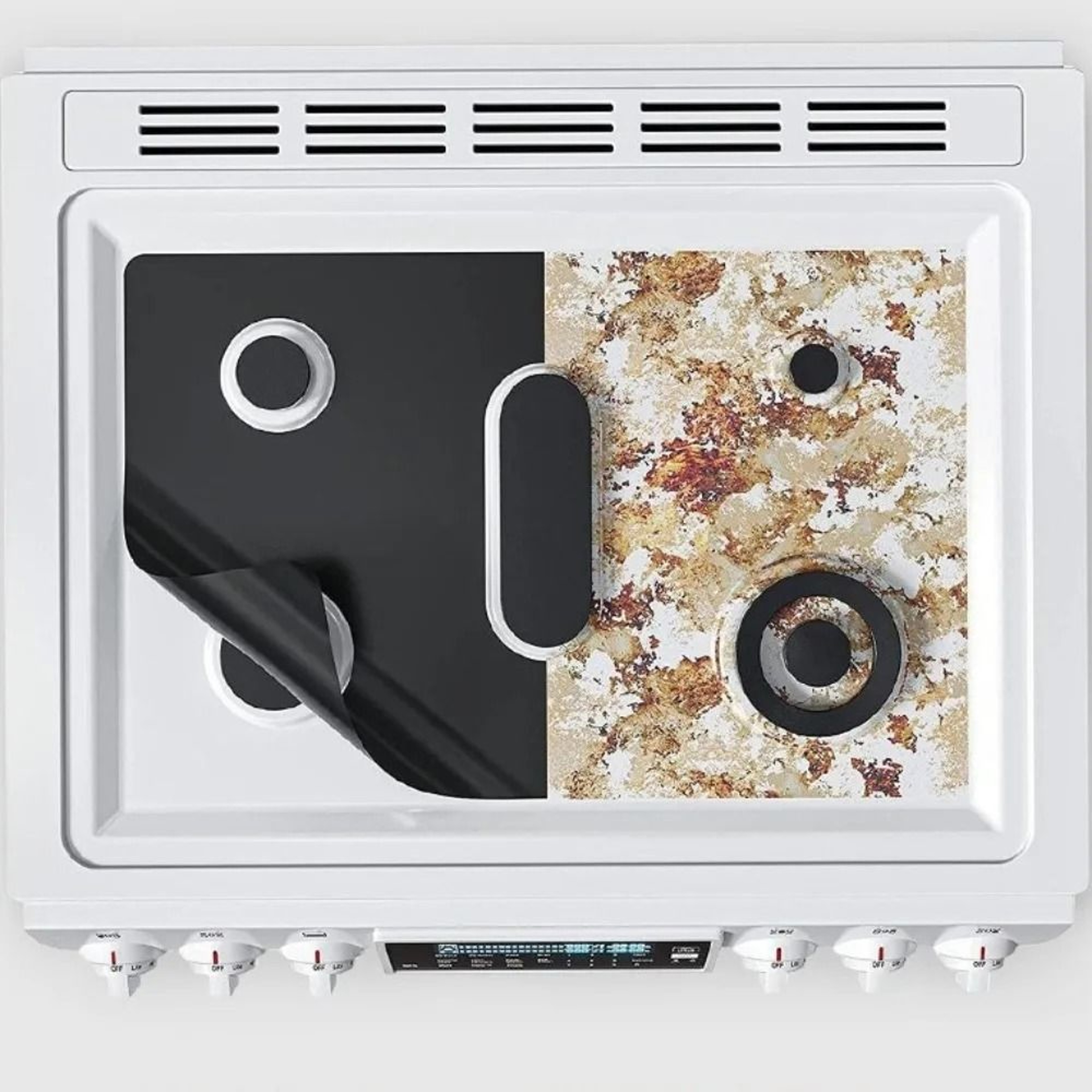 5Hole Gas Stove Pad  Technical HeatResistant Surface Logic 1