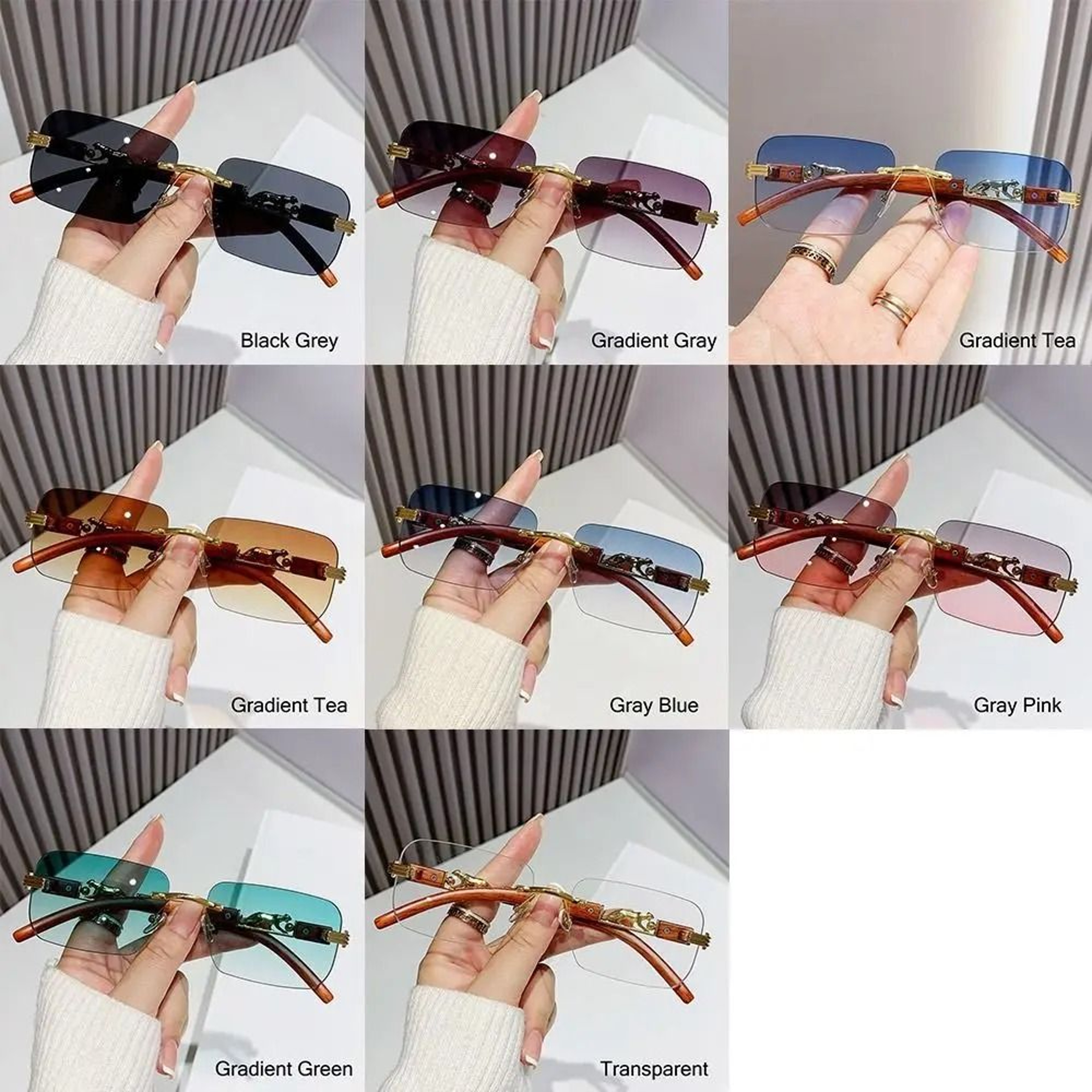 Rimless CutEdge Sunglasses  Technical Summer Eyewear Logic 4