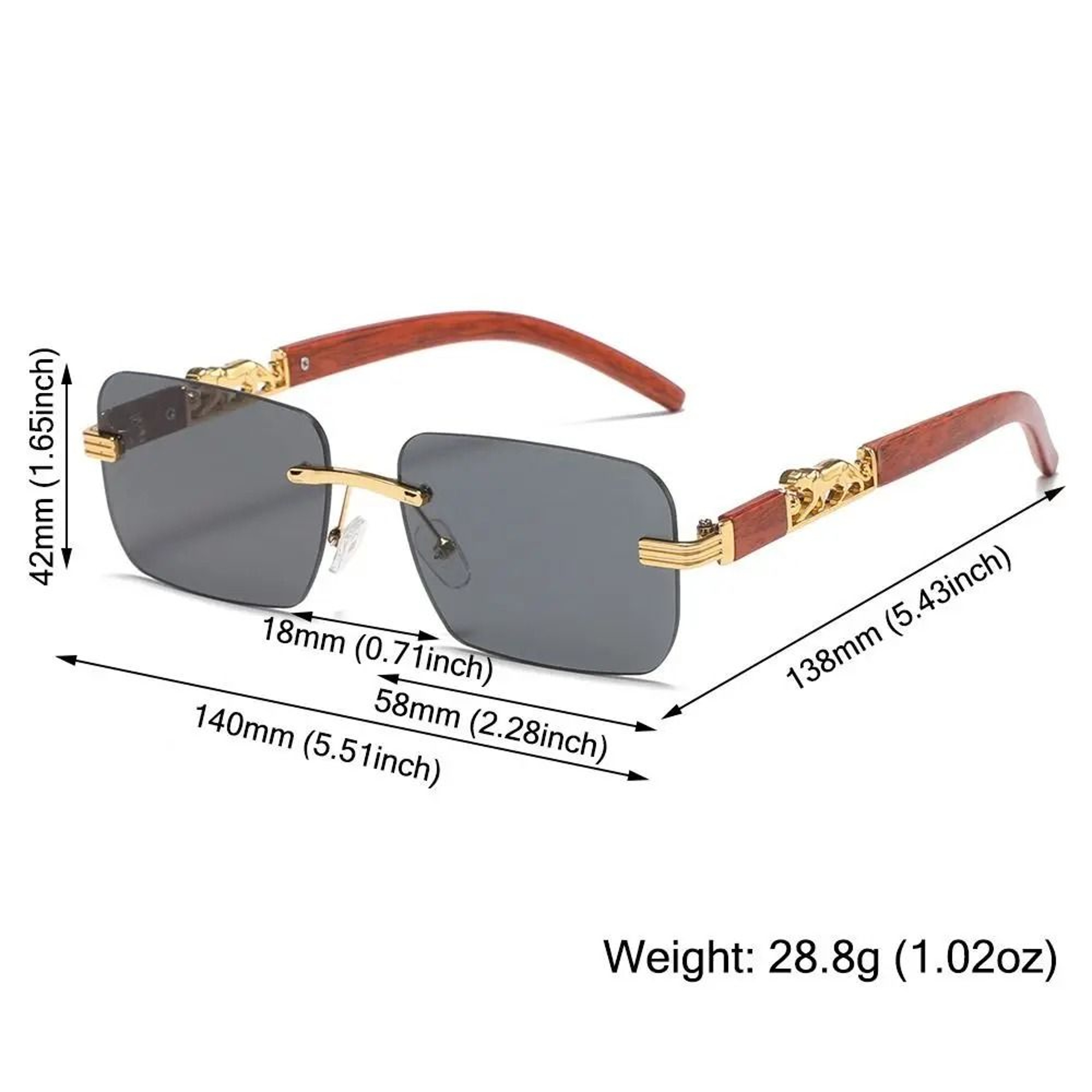 Rimless CutEdge Sunglasses  Technical Summer Eyewear Logic 5