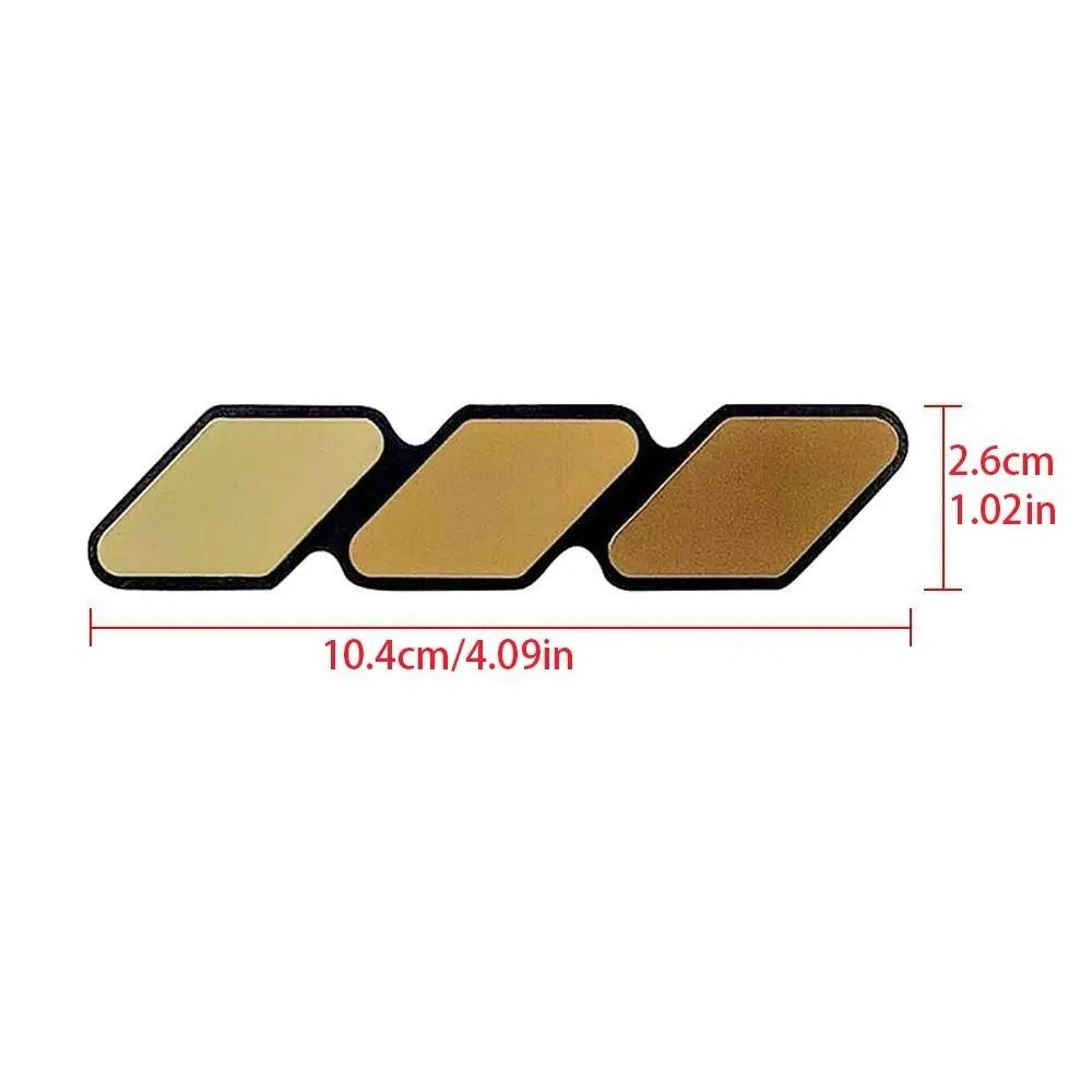 Tricolor Grille Badge Emblem  Technical Automotive Identity Logic 5