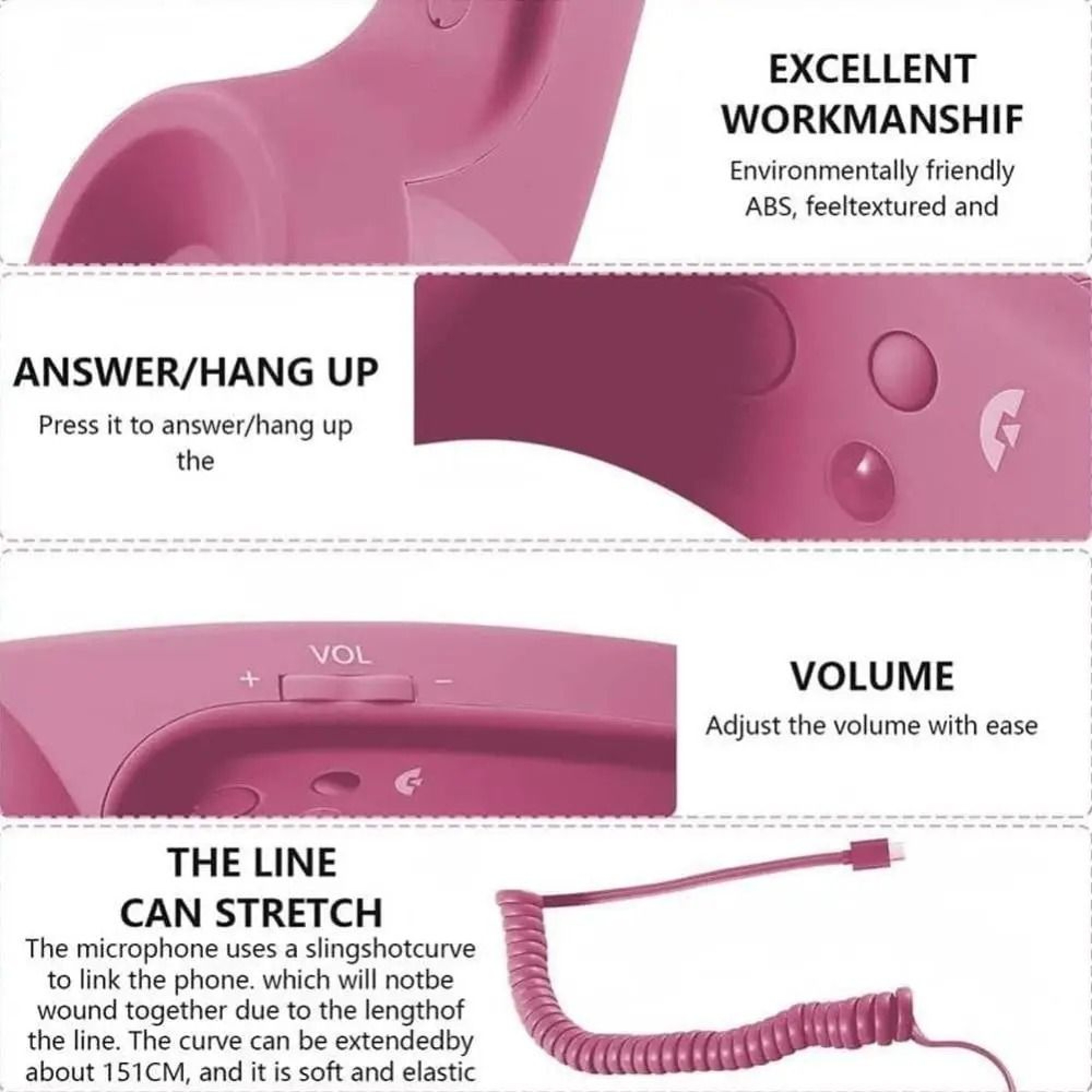 Retro Telephone Handset  Technical OcularAcoustic Communication Logic 1