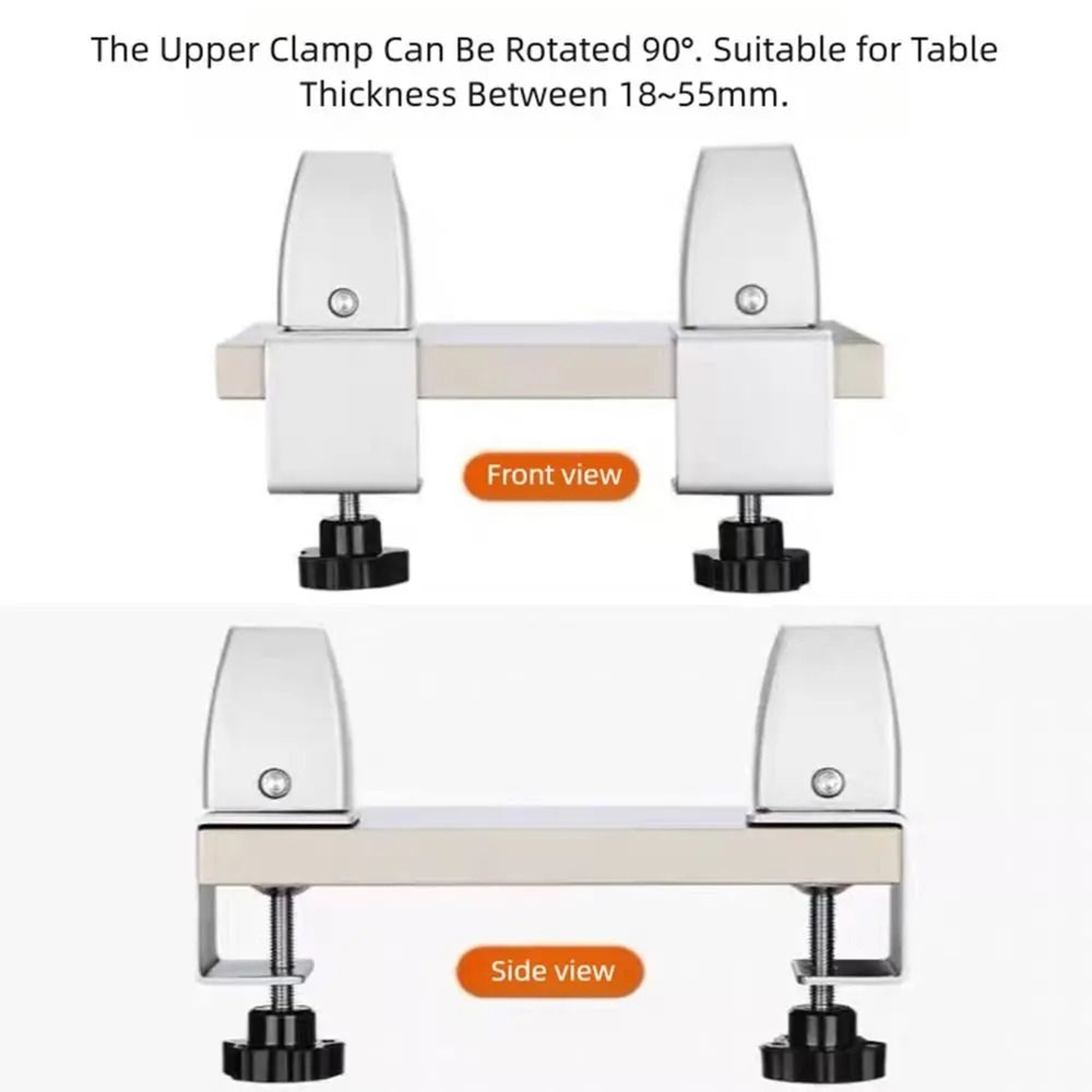 Aluminum Alloy Desk Baffle Clip  Technical PrivacyShield Logic 1