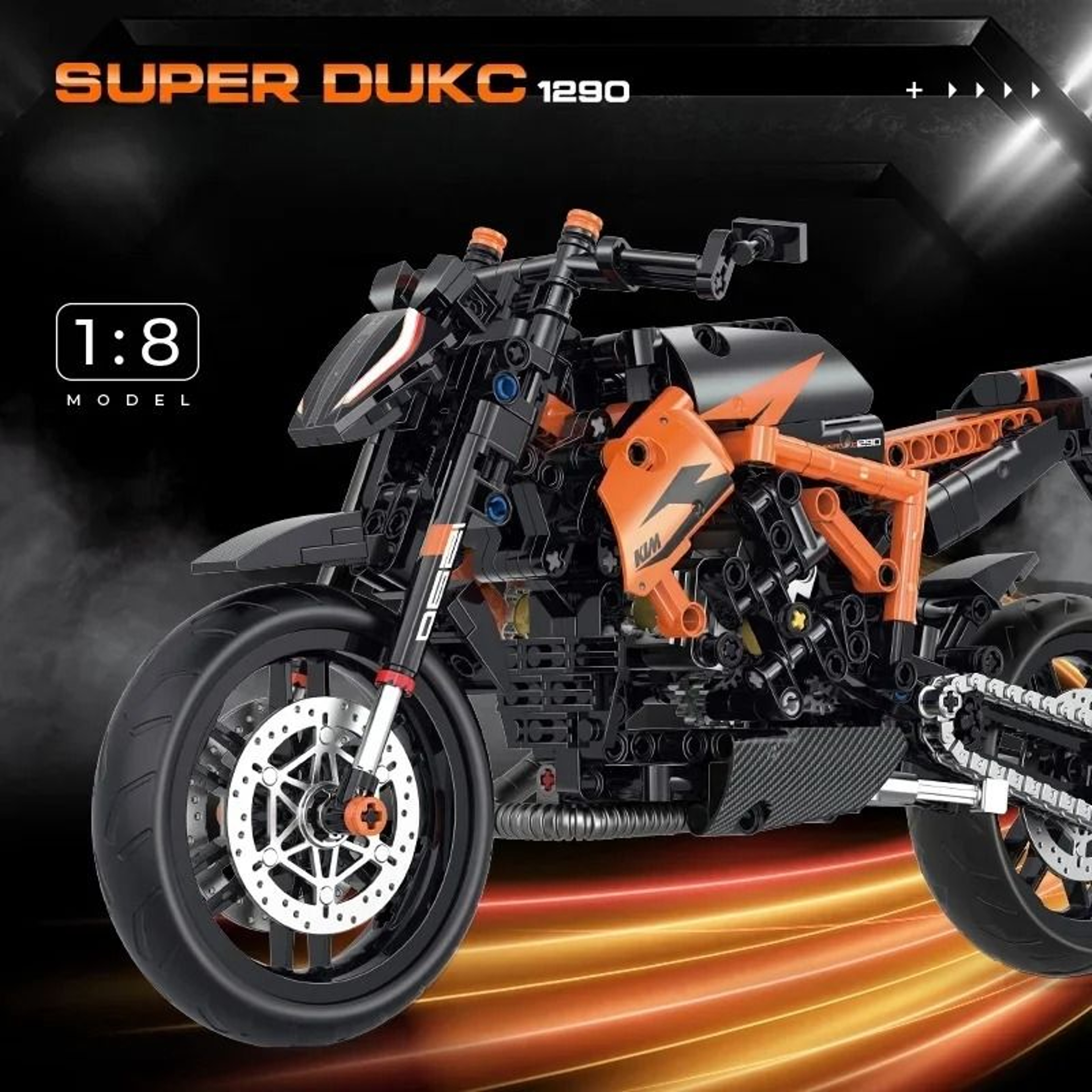 Technical Sports Motorcycle  HighFidelity Mechanical Engineering Logic 1