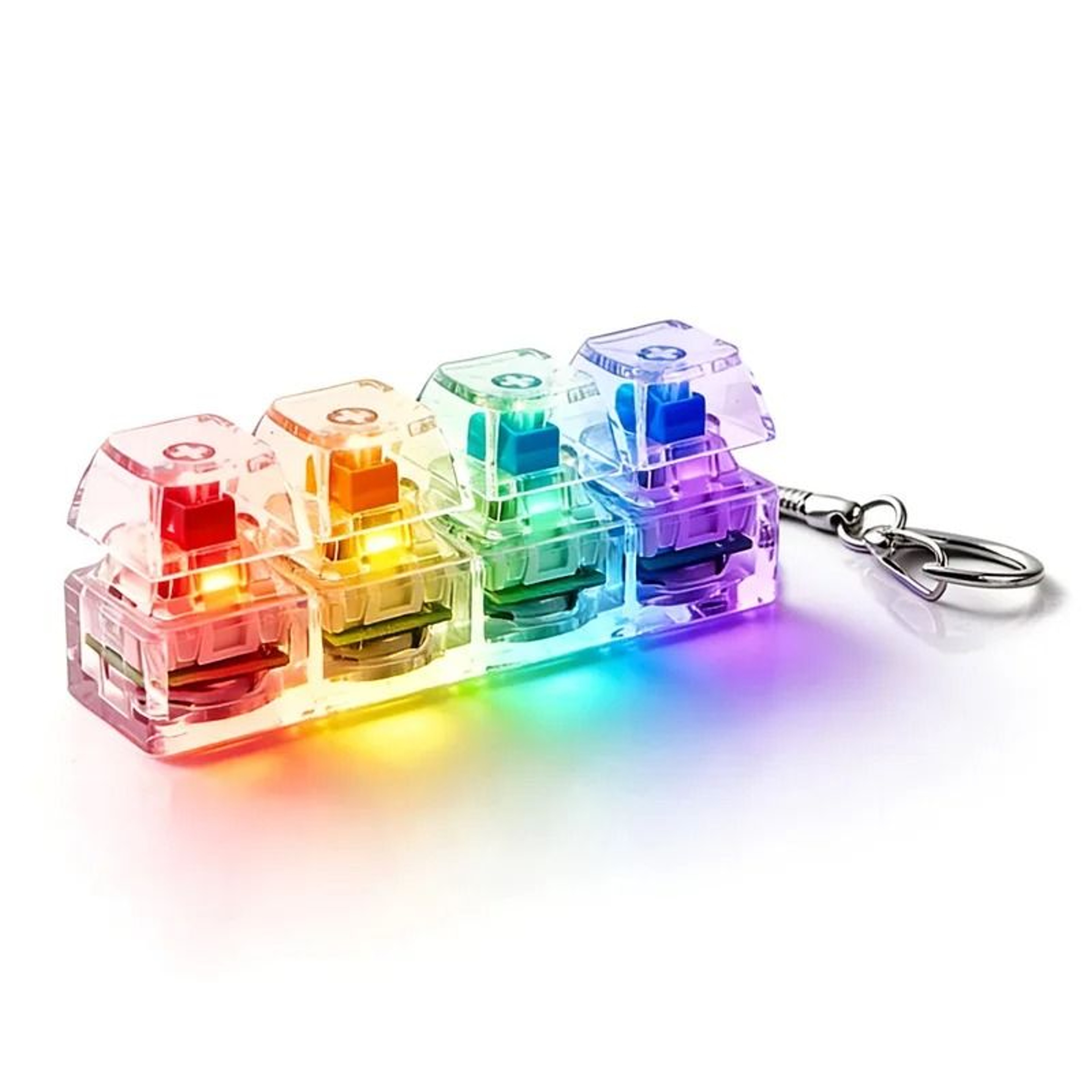 RGB Fingertip Keyboard Keychain  Technical TactileCalming Logic 7