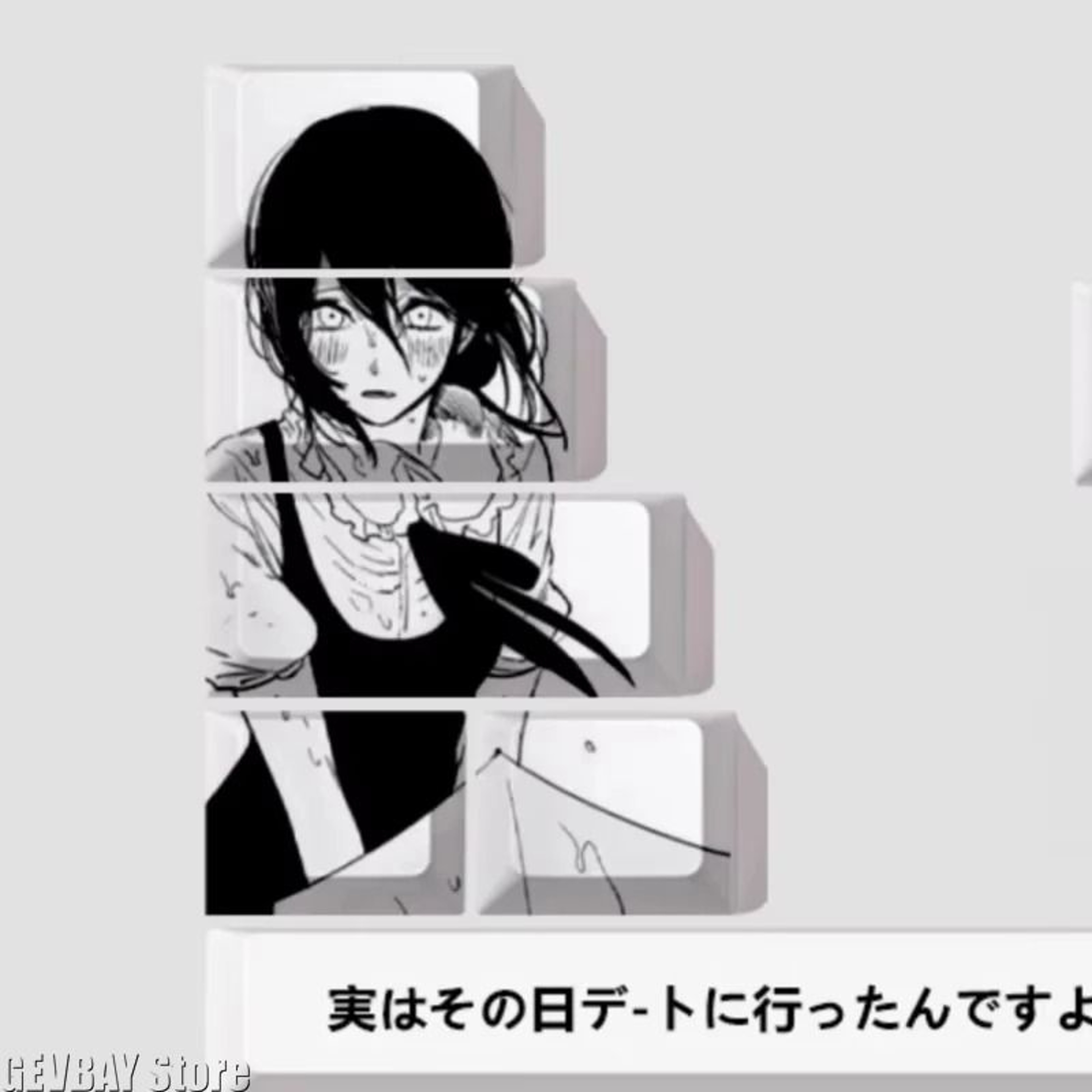Reze Anime Theme Keycaps  Technical OcularInput Narrative Logic 4