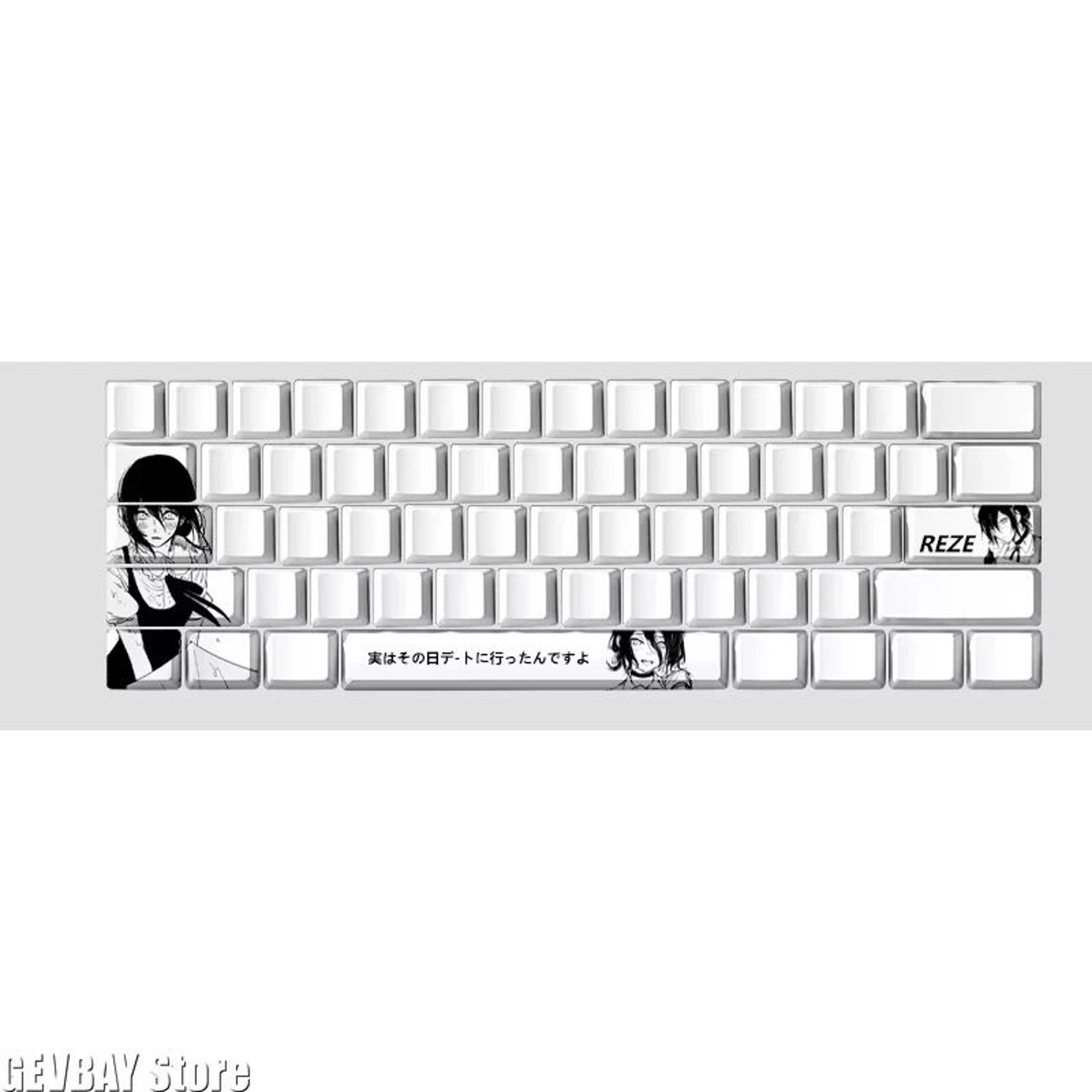 Reze Anime Theme Keycaps  Technical OcularInput Narrative Logic 5