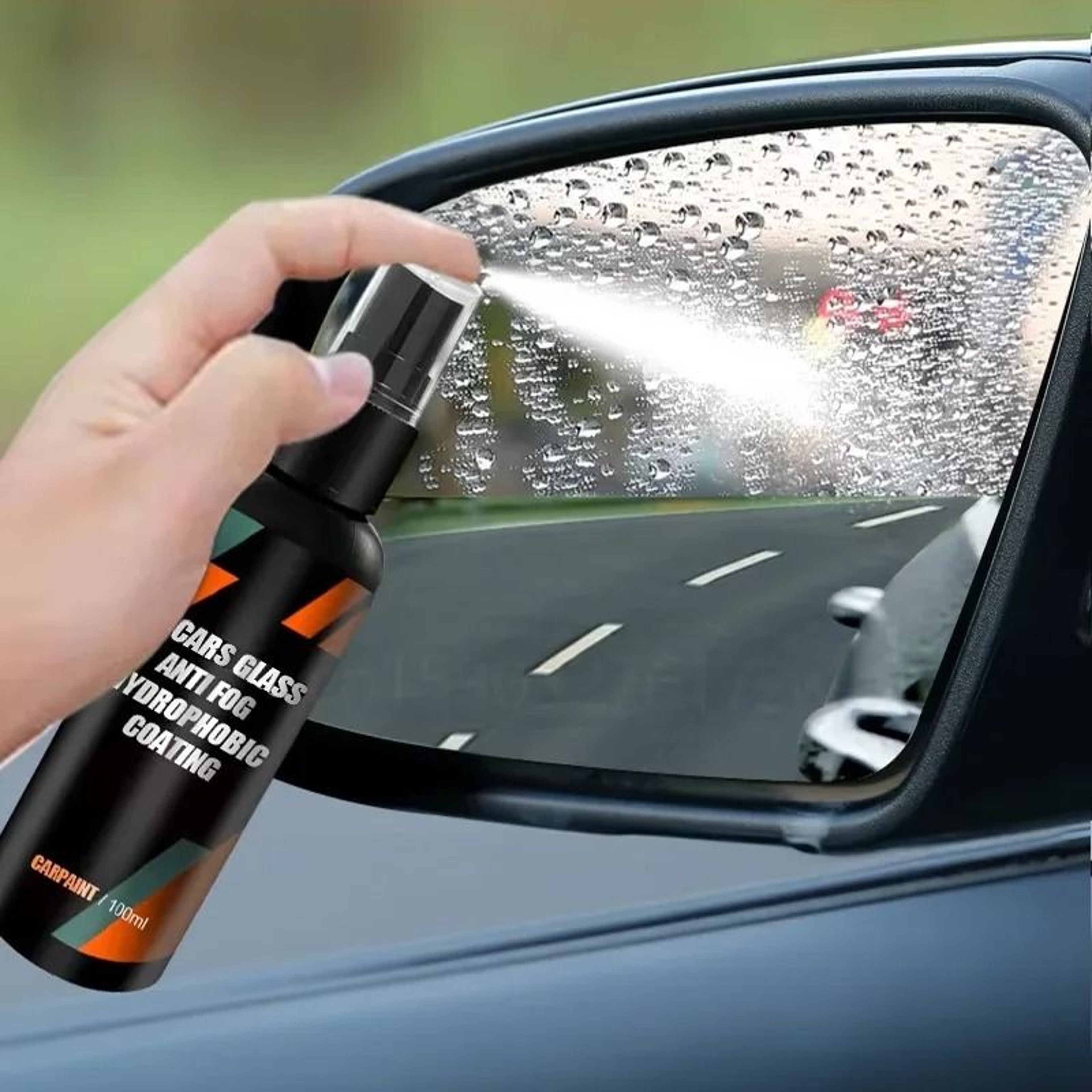 OpticShield Hydrophobic Nano Coating  Professional Auto Glass Water Repellent  Oil Film Neutralizat 0