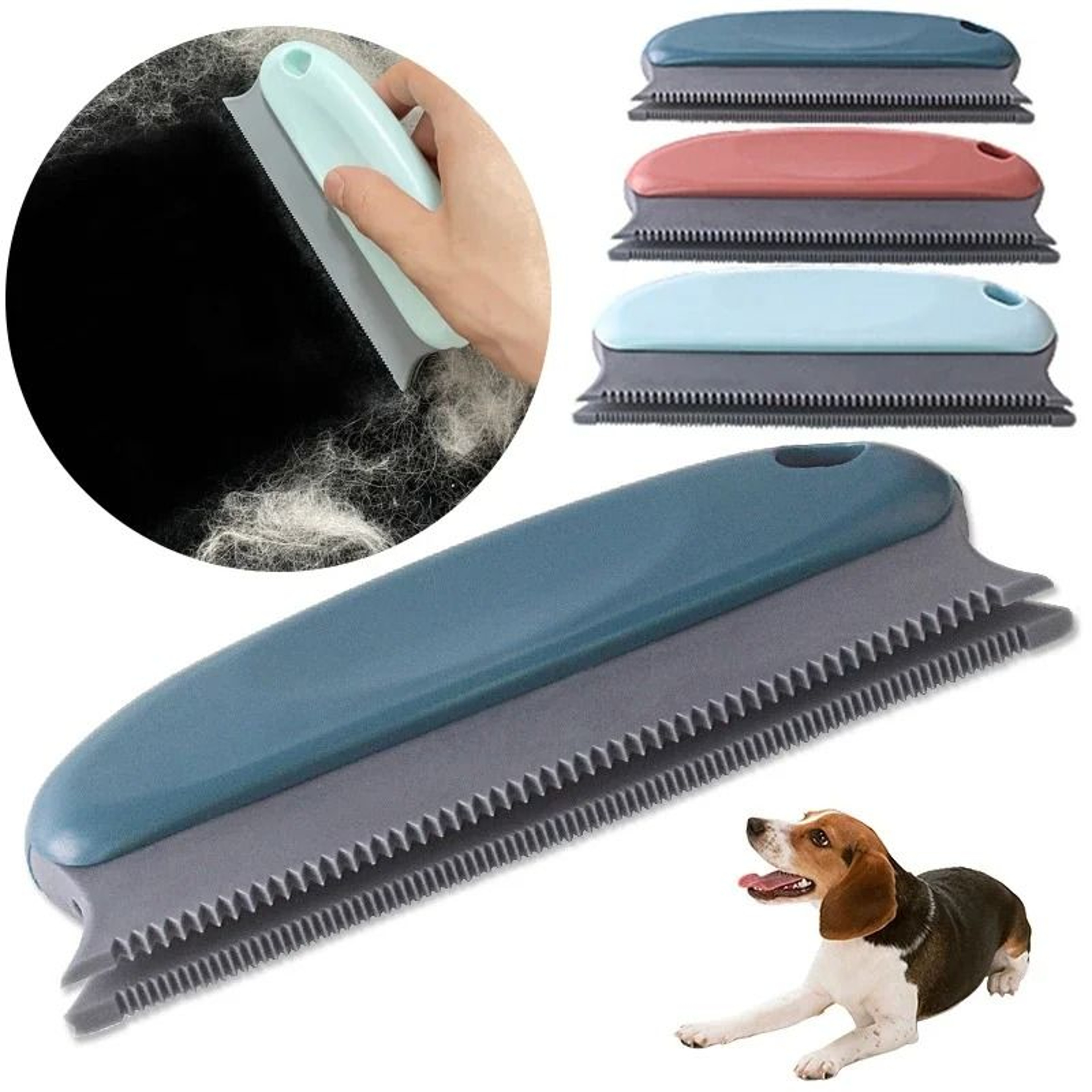 KineticSweep DualSided Lint Brush  Multifunctional Pet Hair  Fabric Restoration Surface Interface 0