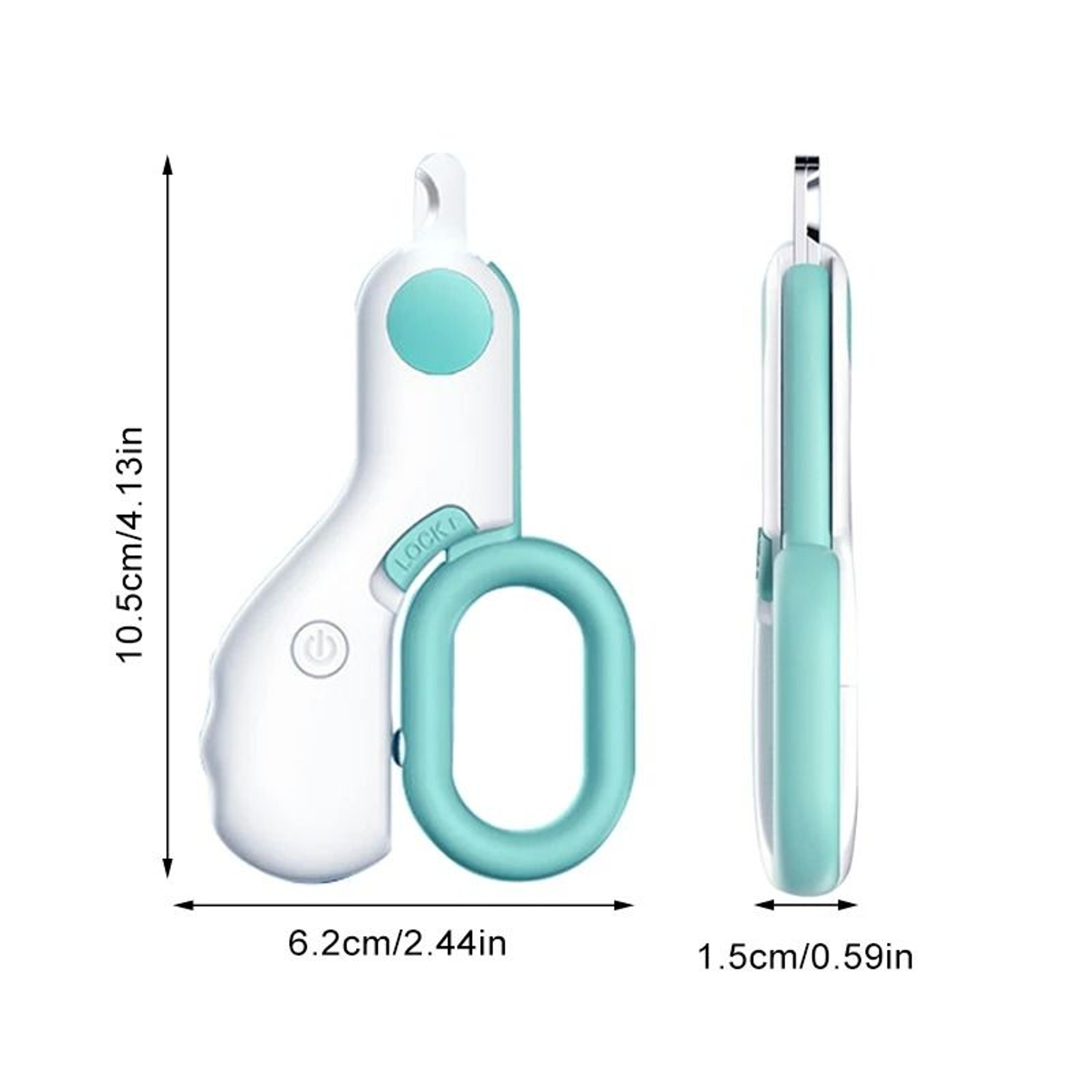 LumenGuard Precision Pet Nail Clipper  LEDIntegrated Grooming Scissors For Cats  Small Dogs 4