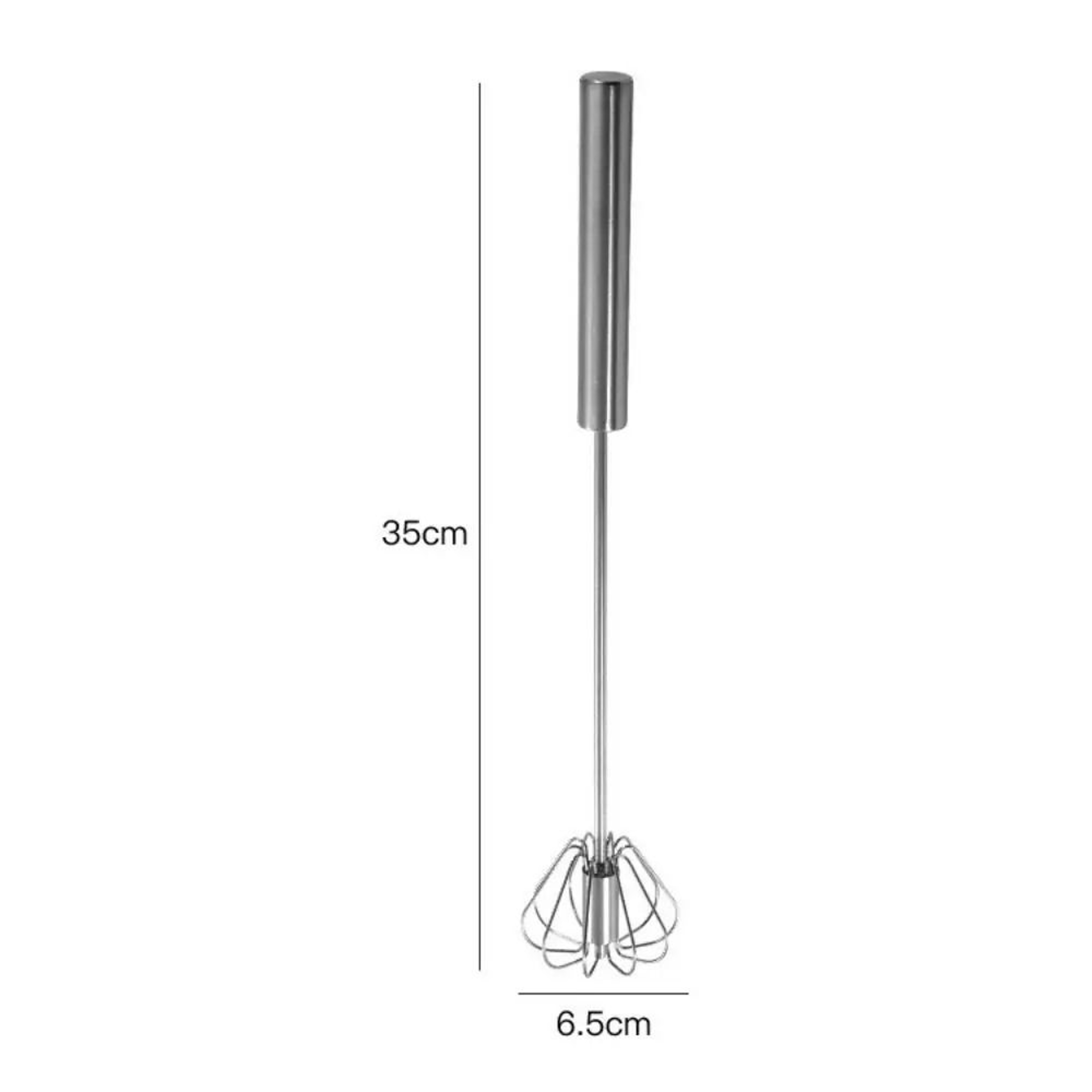 SemiAutomatic Stainless Steel Rotary Whisk And Manual Mixer 3